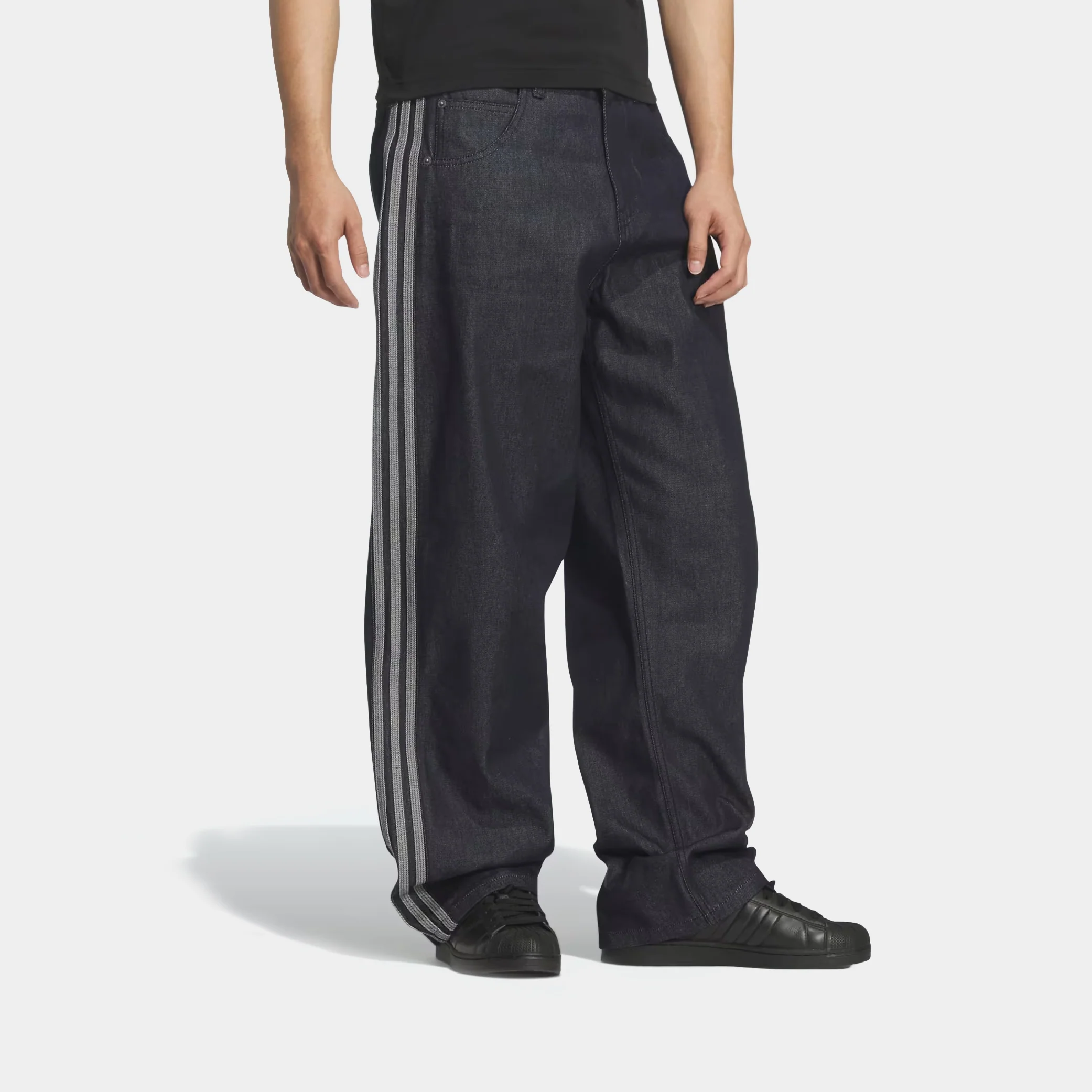 adidas Originals Denim Firebird Track Pants - Image 3