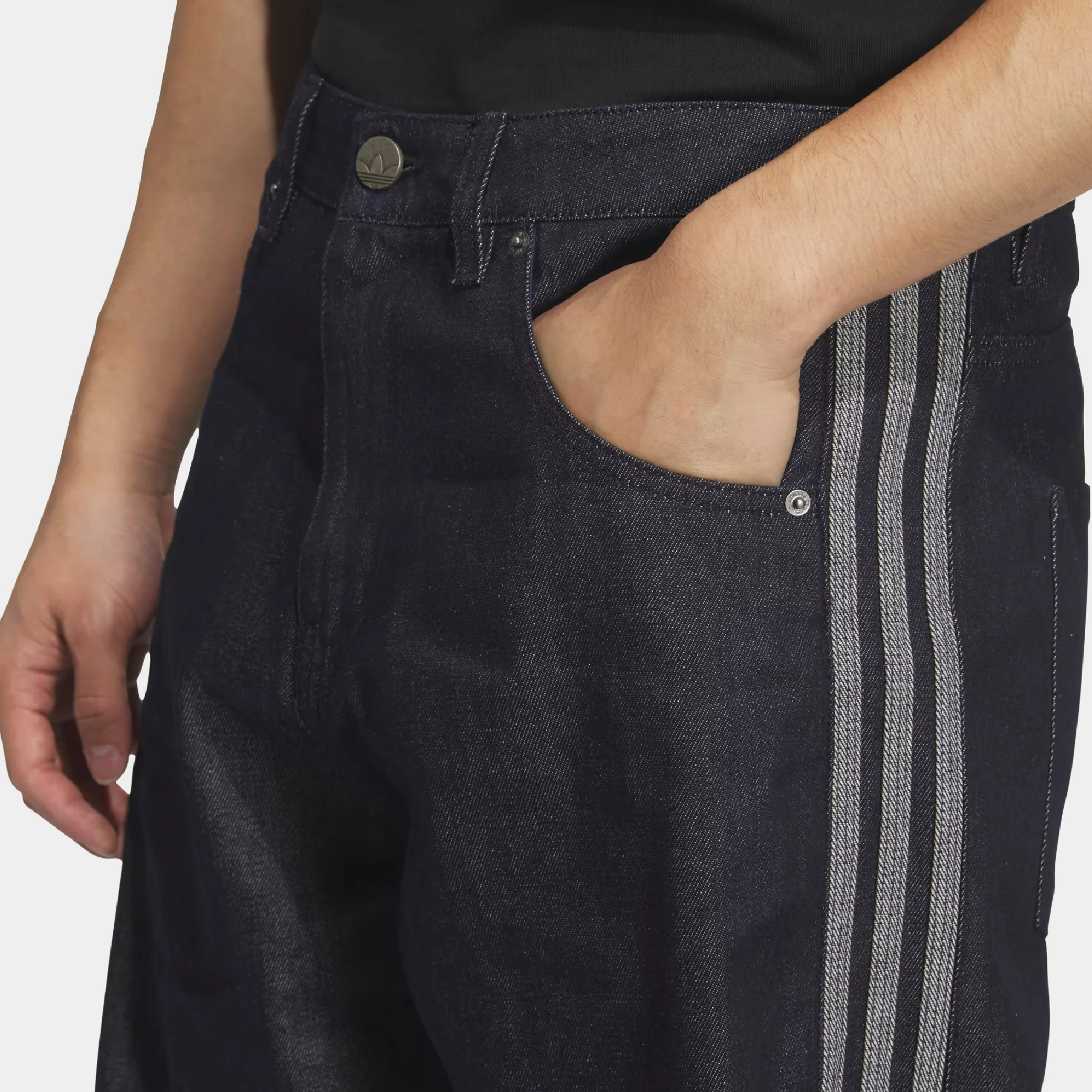adidas Originals Denim Firebird Track Pants - Image 5