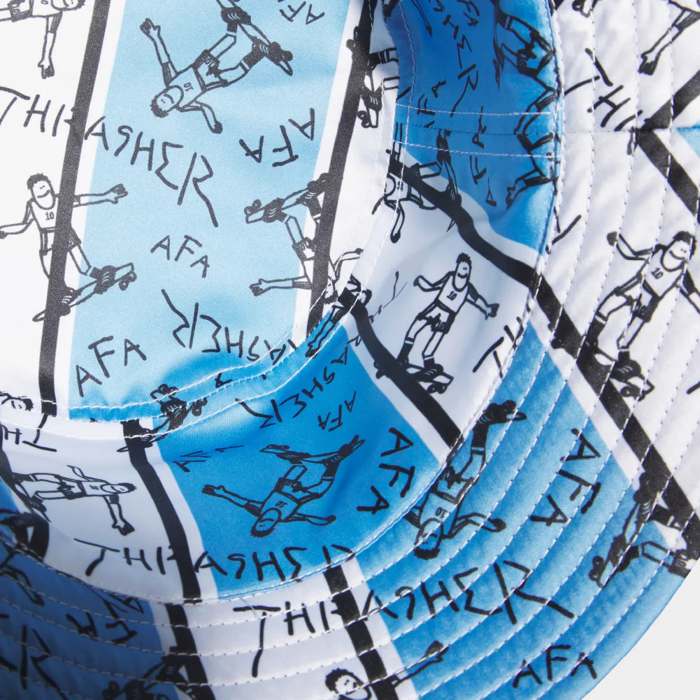 adidas Originals x Thrasher x AFA Argentina Bucket Hat - Image 4
