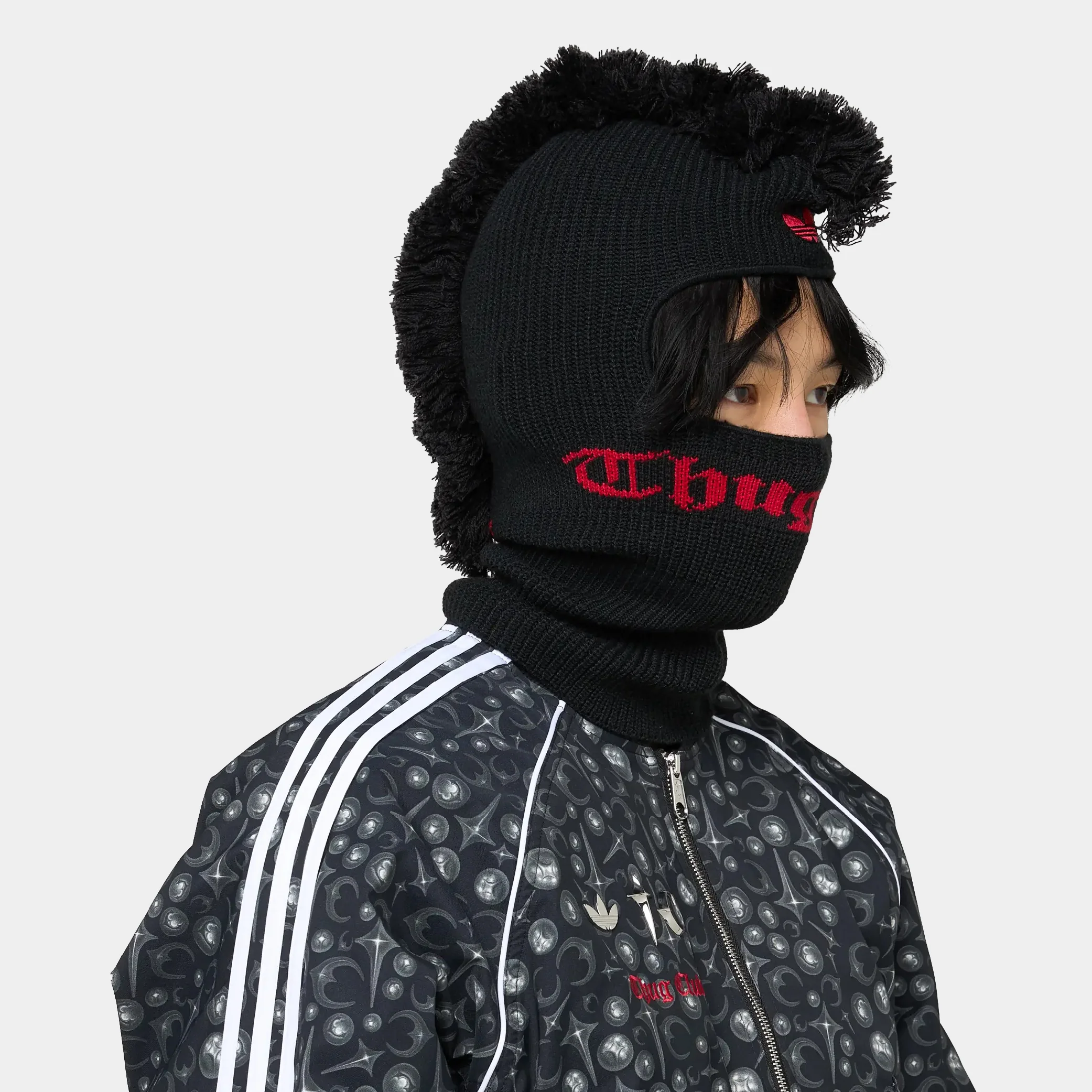 adidas Originals x Thug Club Fringed Balaclava - Image 5