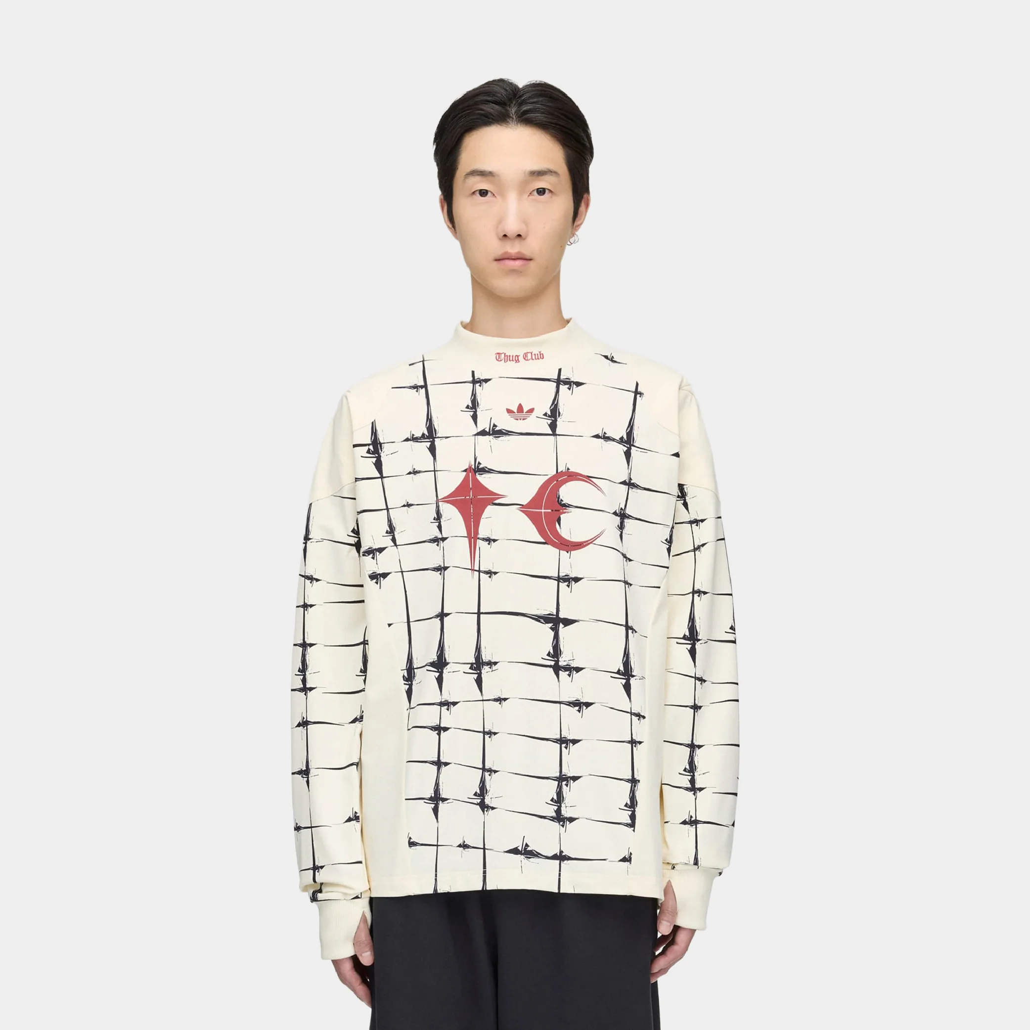 adidas Originals x Thug Club Goalie Long Sleeve Tee - Image 4