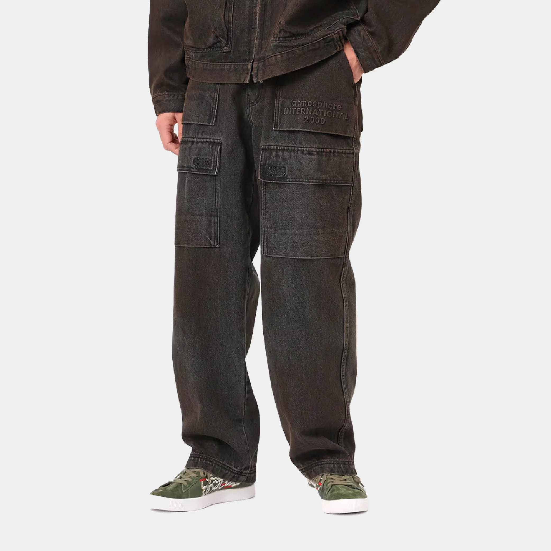 atmos Denim Cargo Pants - Image 7