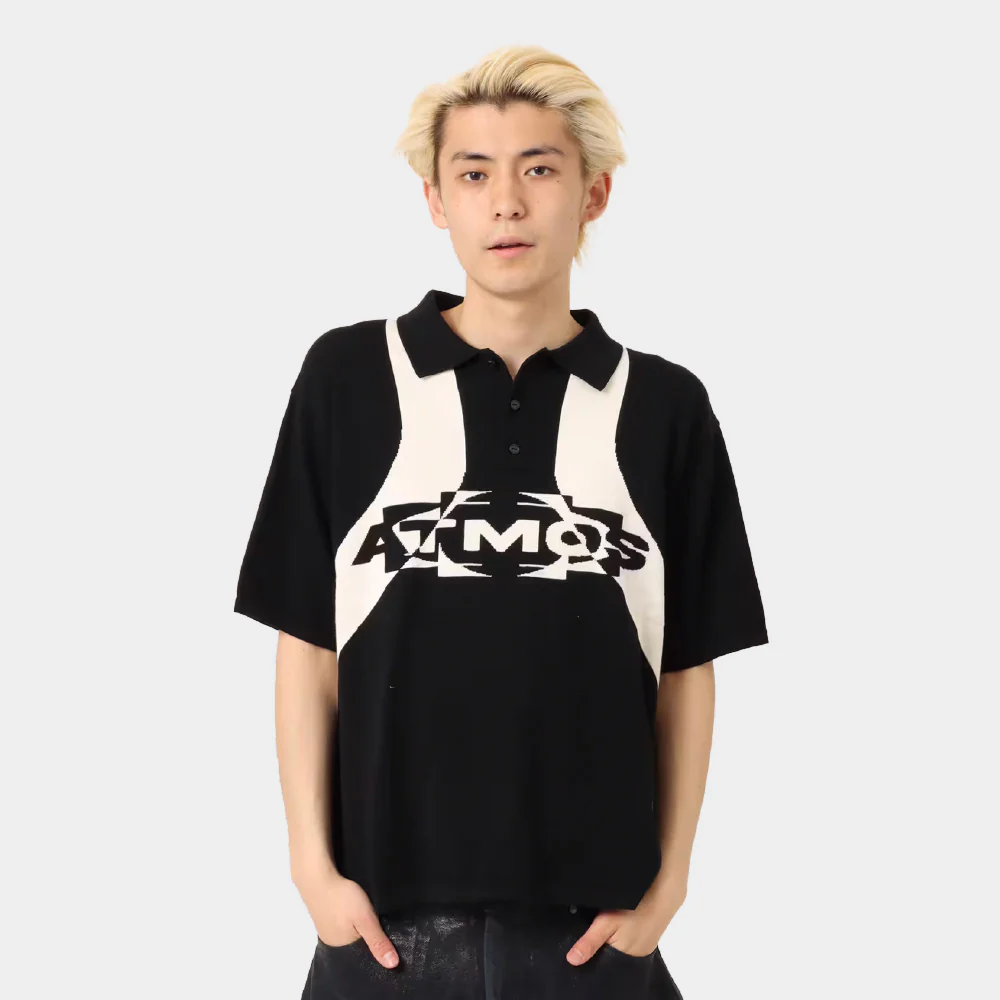atmos Knit Polo Tee - Image 5