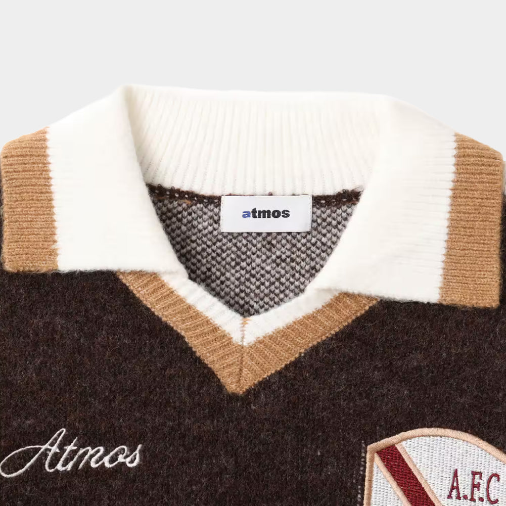 atmos Knit Soccer Polo Shirt - Image 3