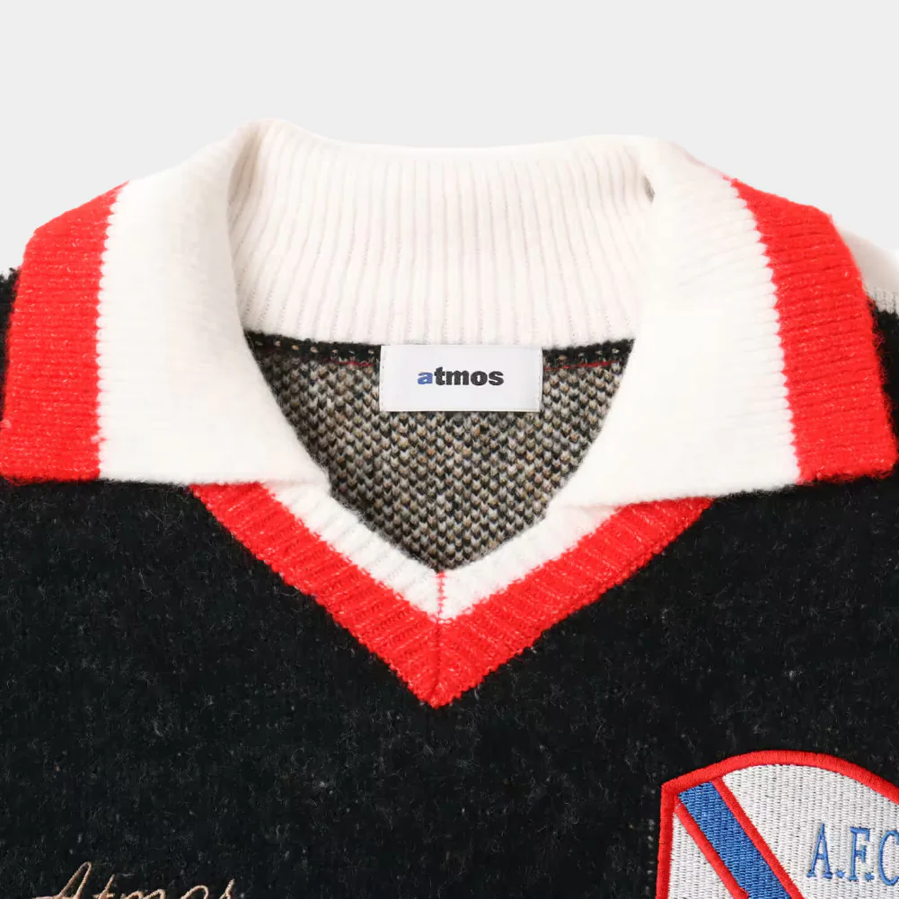 atmos Knit Soccer Polo Shirt - Image 3