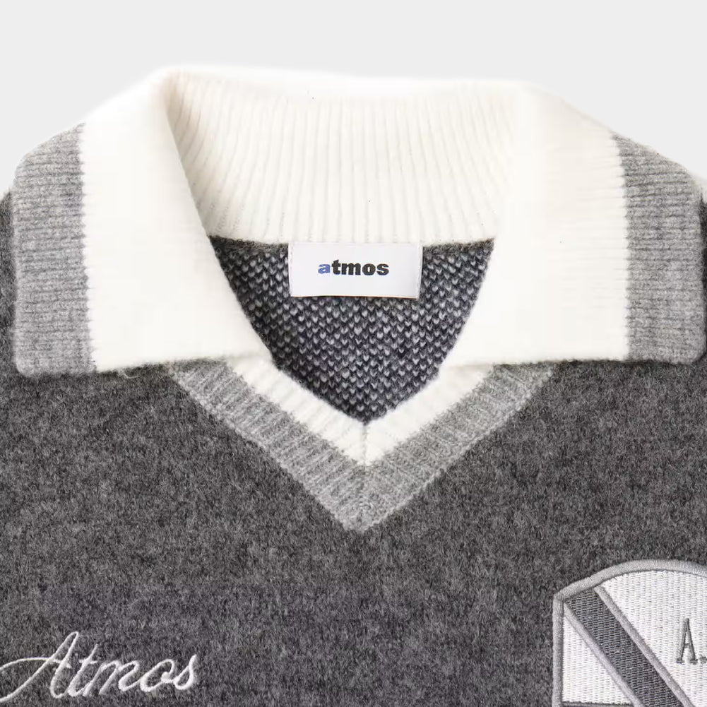 atmos Knit Soccer Polo Shirt - Image 3