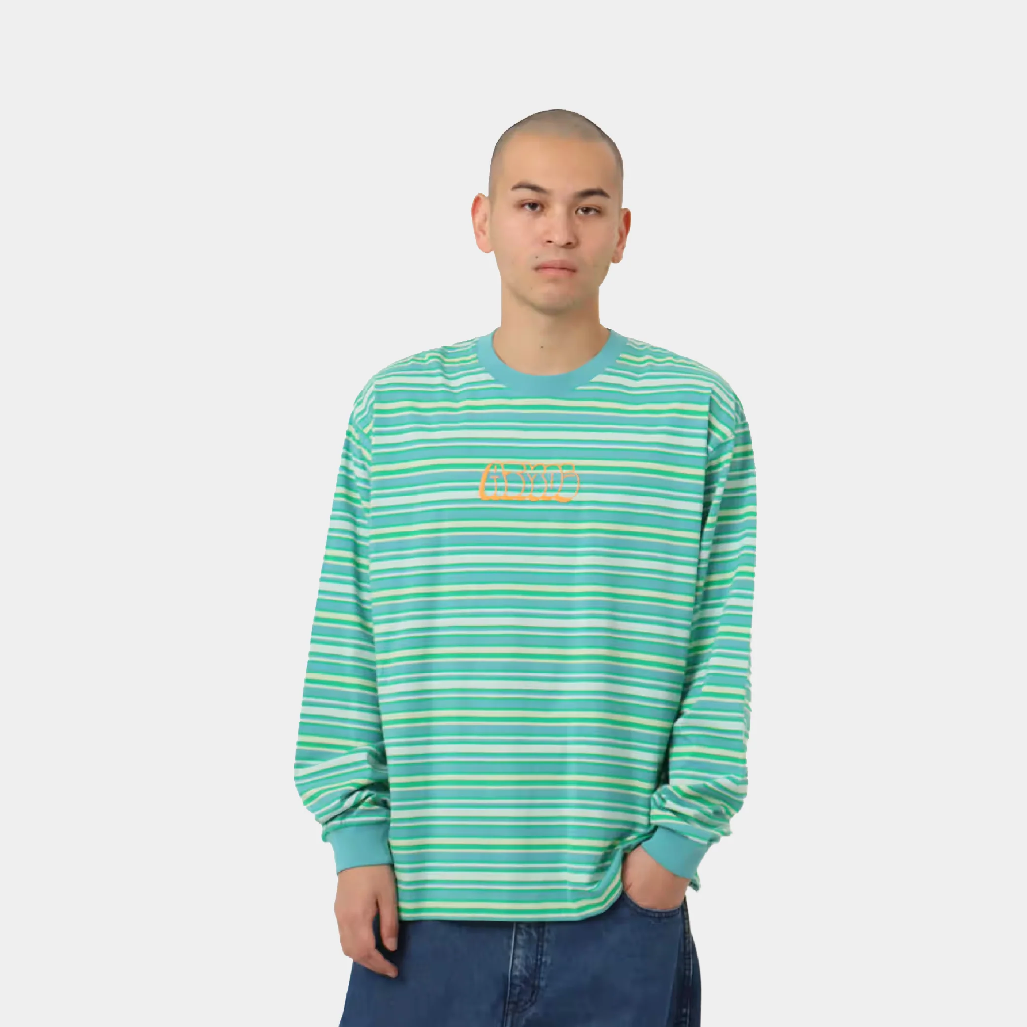 atmos Retro Colorway Border Long Sleeve T-Shirt - Image 5