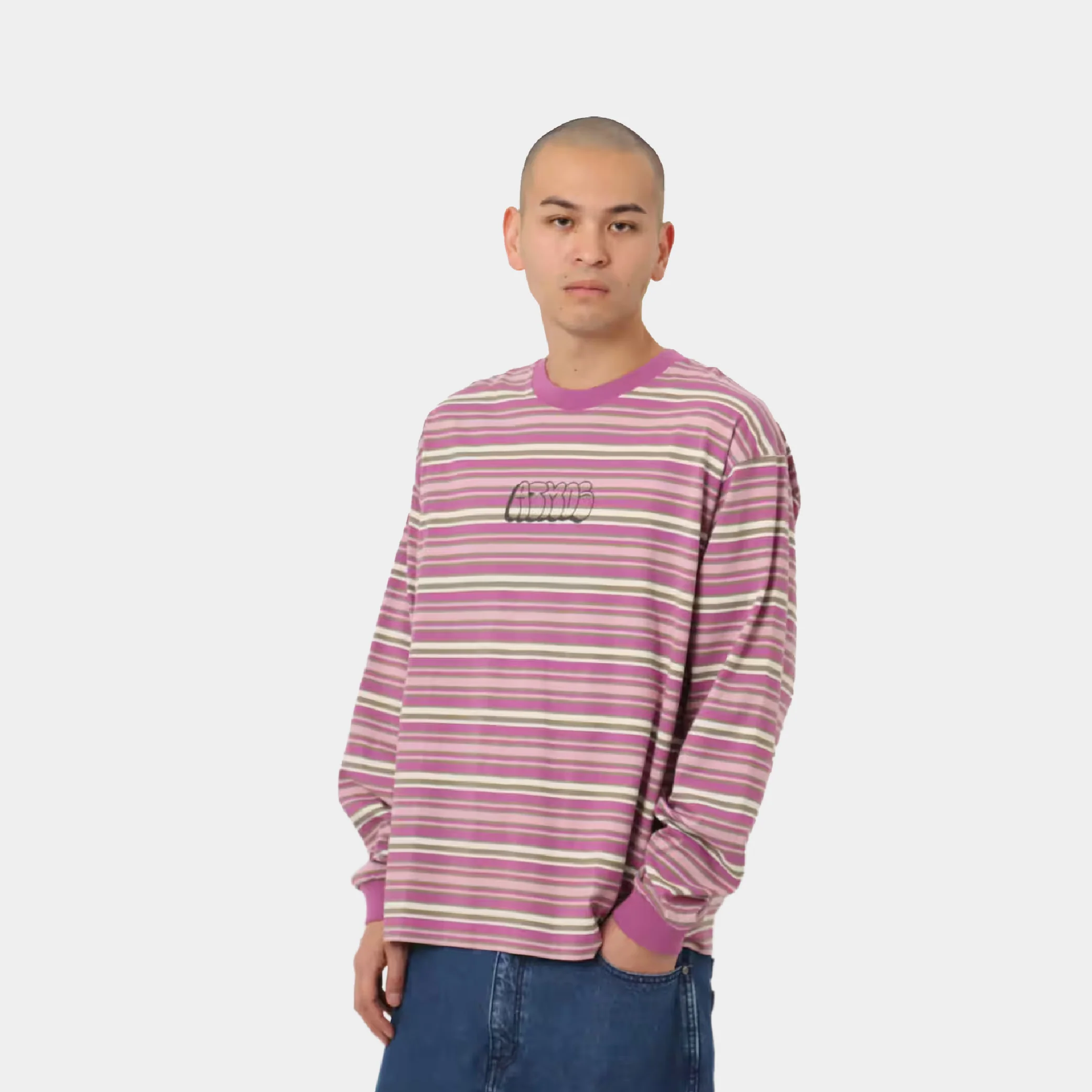 atmos Retro Colorway Border Long Sleeve T-Shirt - Image 5