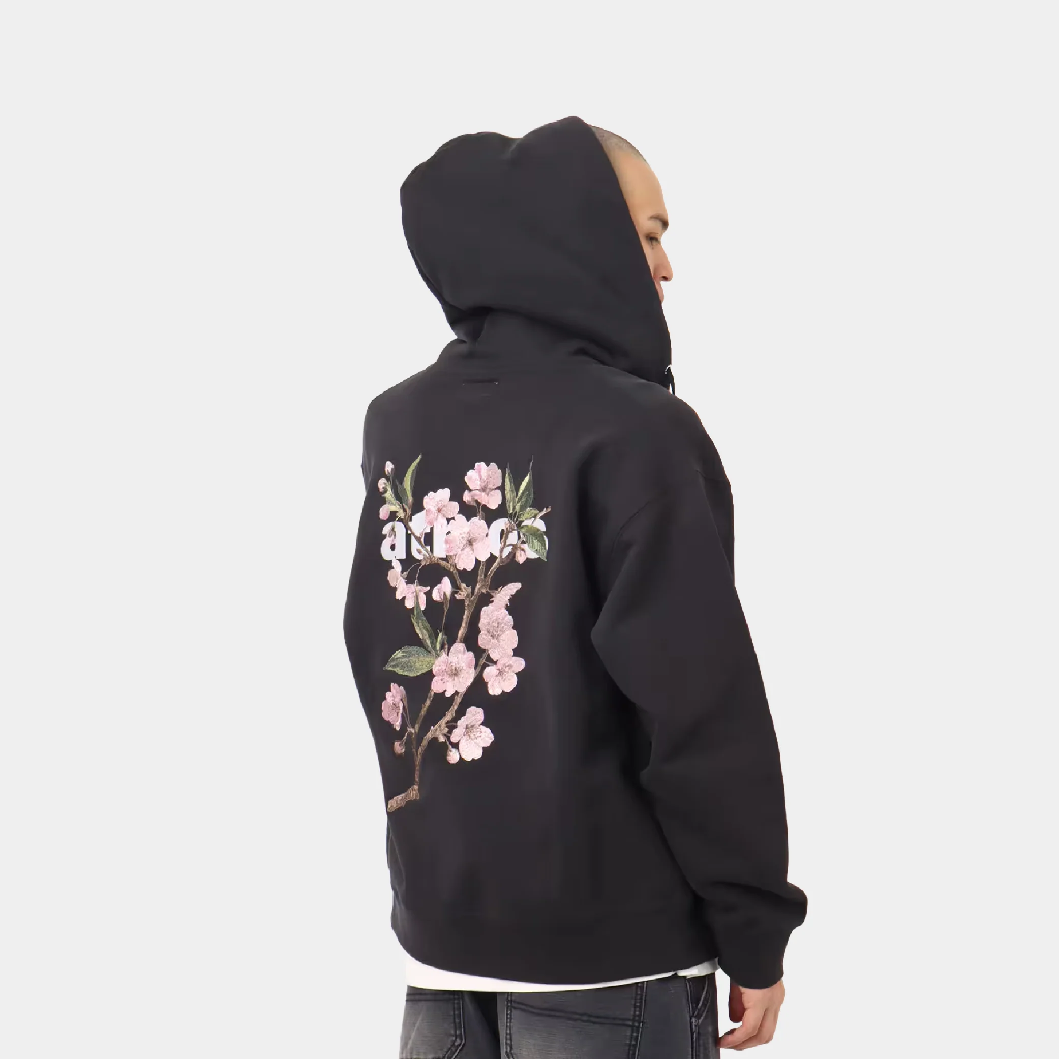 atmos Sakura Motif Zip-up Hooded Sweatshirt - Image 6