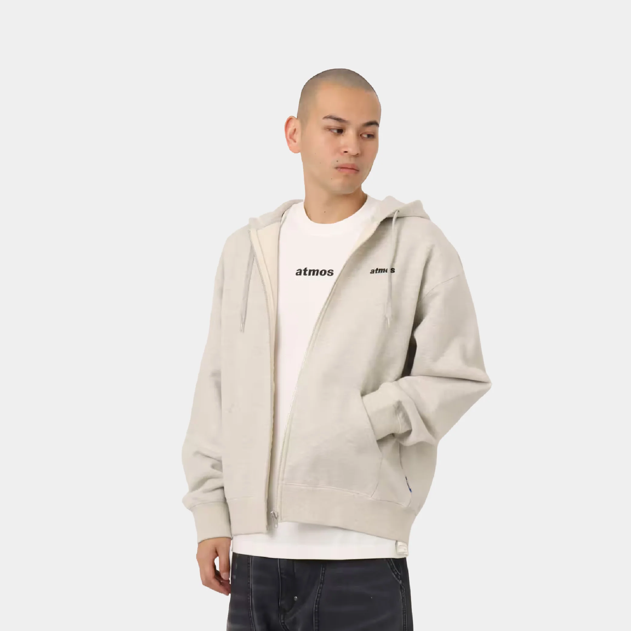 atmos Sakura Motif Zip-up Hooded Sweatshirt - Image 5