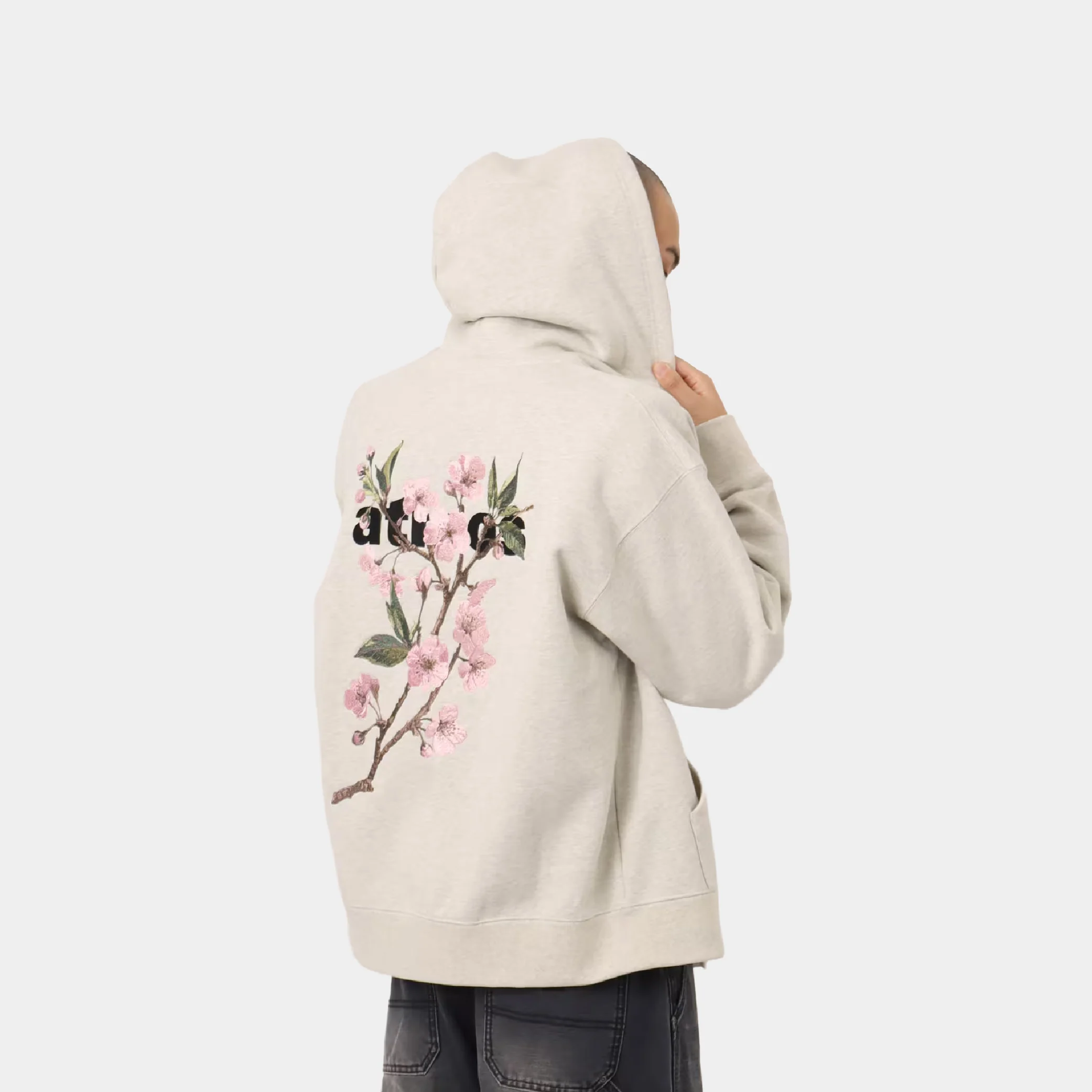 atmos Sakura Motif Zip-up Hooded Sweatshirt - Image 6