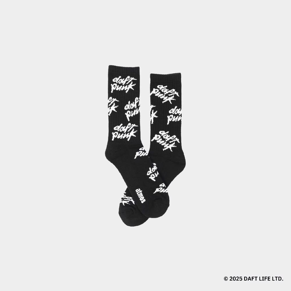 atmos x Daft Punk Logo All Over Socks - Image 2