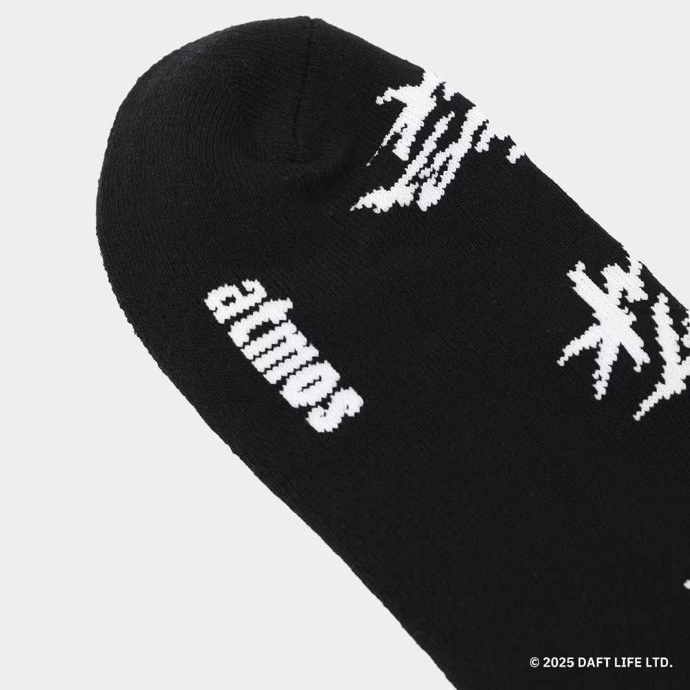 atmos x Daft Punk Logo All Over Socks - Image 4