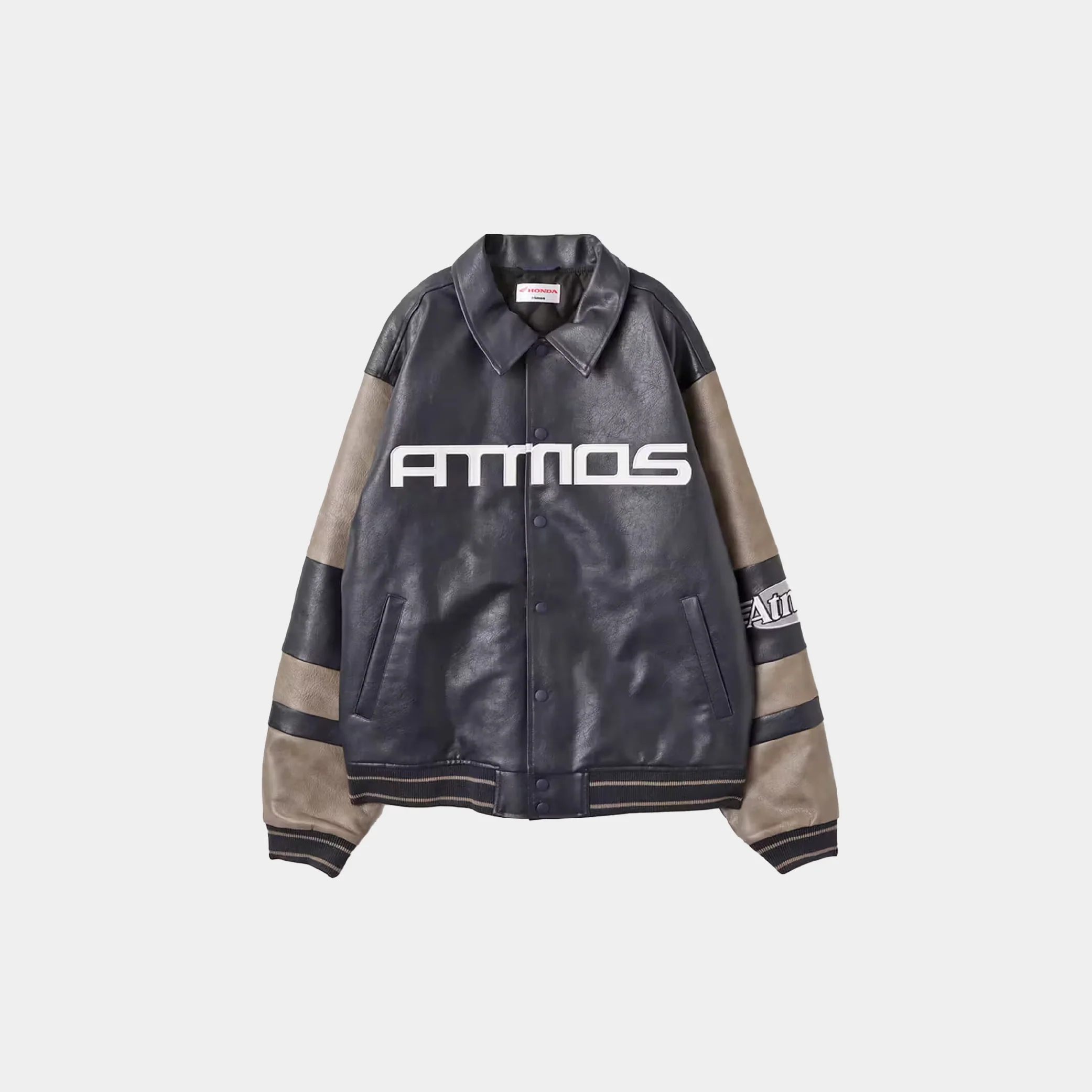 atmos x Honda Synthesis Leather Jacket