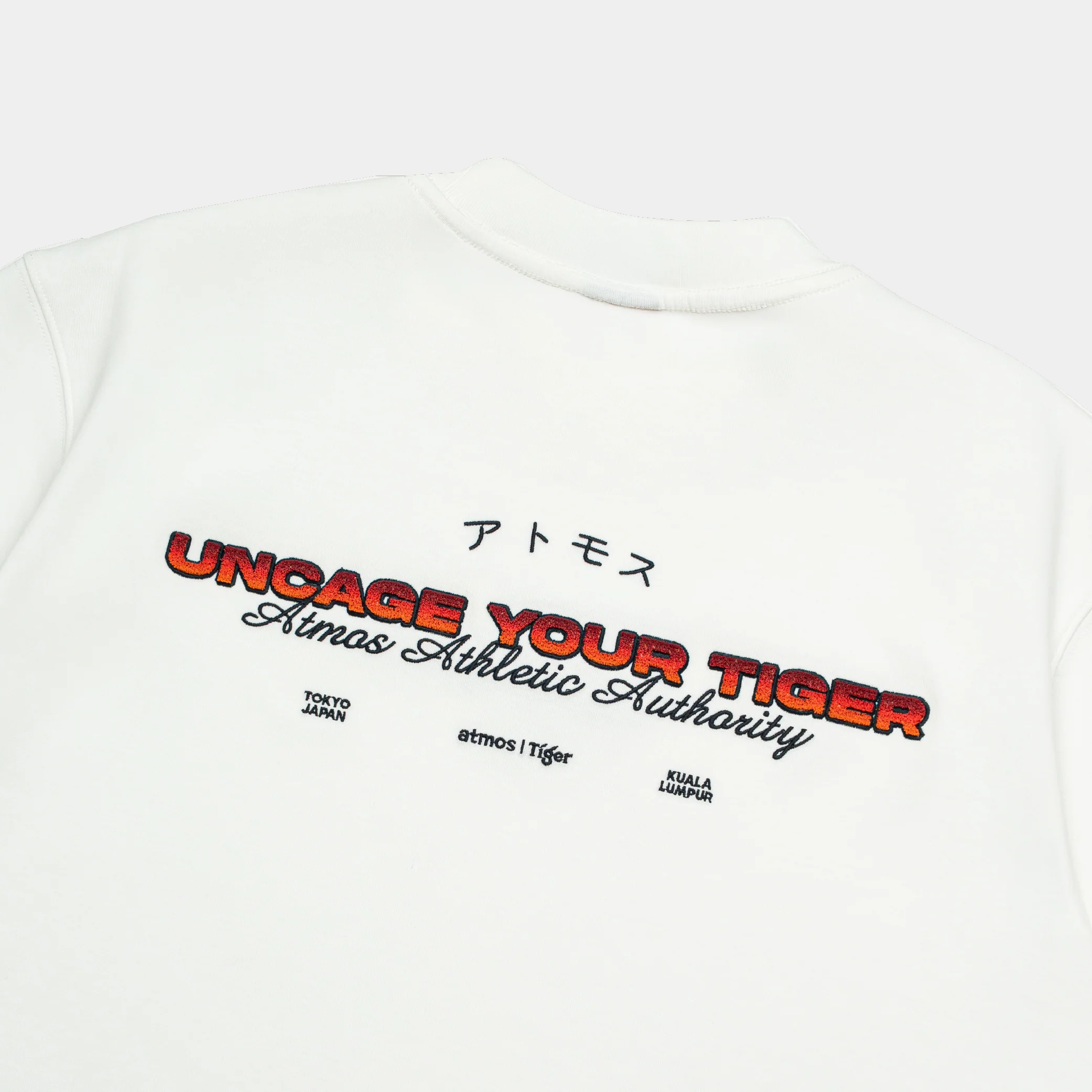 atmos x Tiger Graphic Interlock Cropped Tee - Image 4