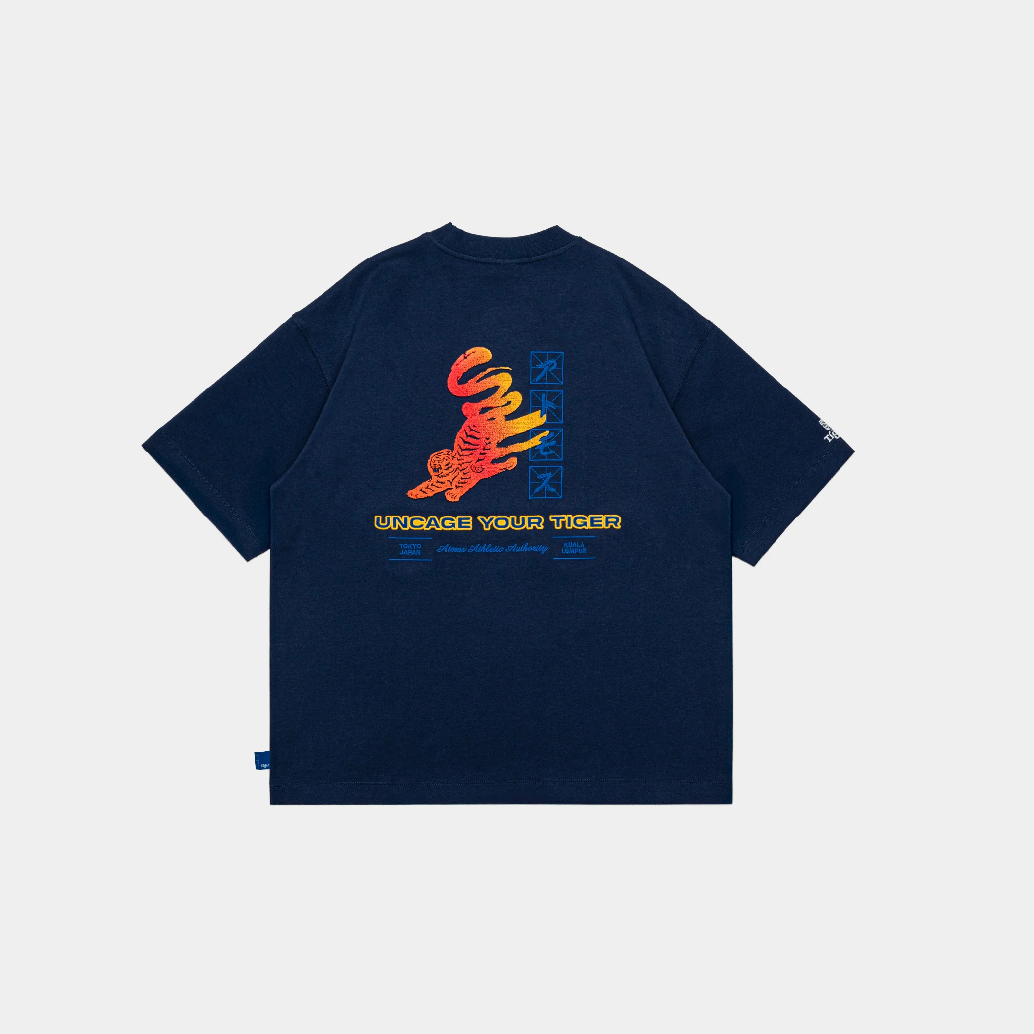 atmos x Tiger Graphic Interlock Oversized Tee - Image 2