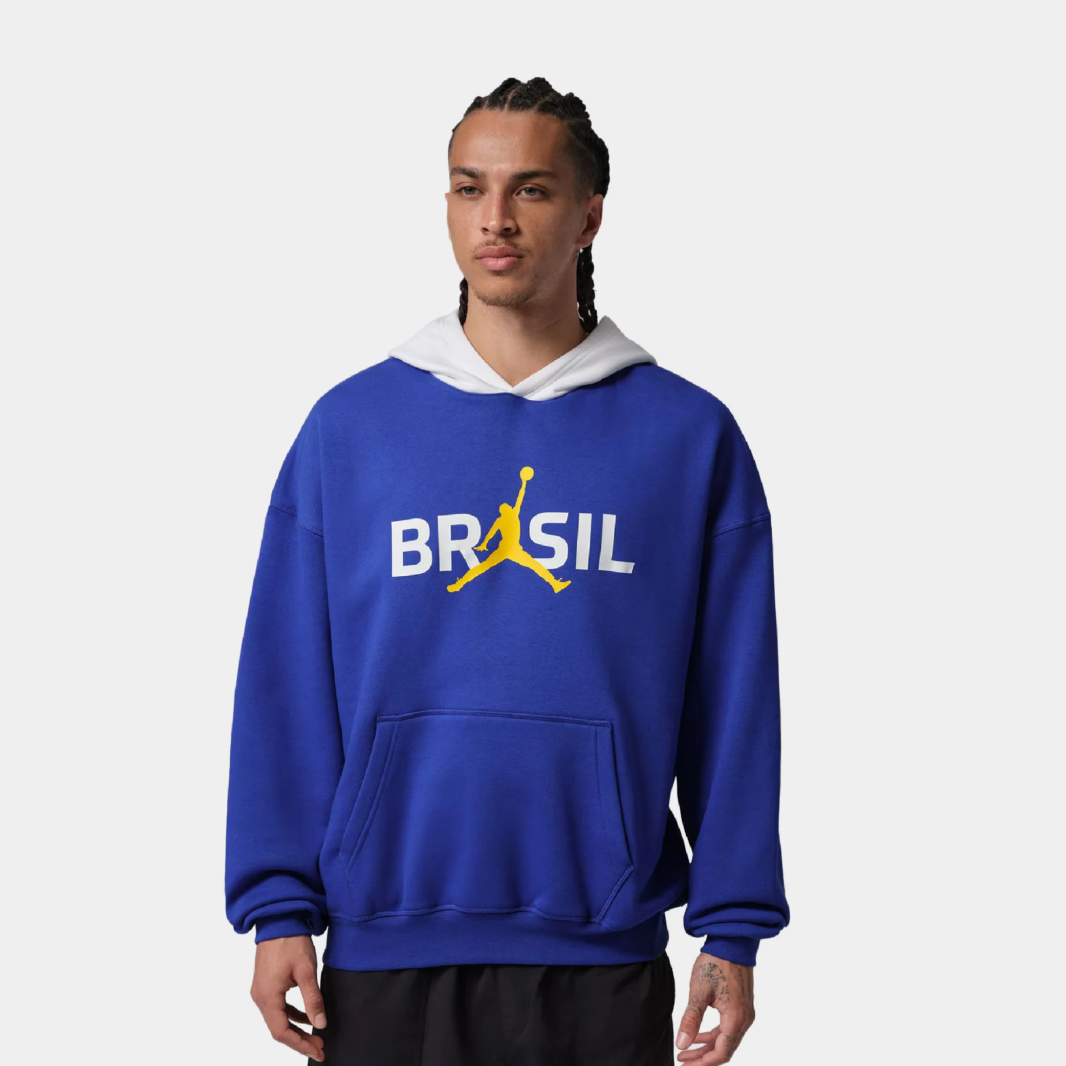 Brasil Futebol x Jordan Brooklyn Fleece Pullover Hoodie - Image 6