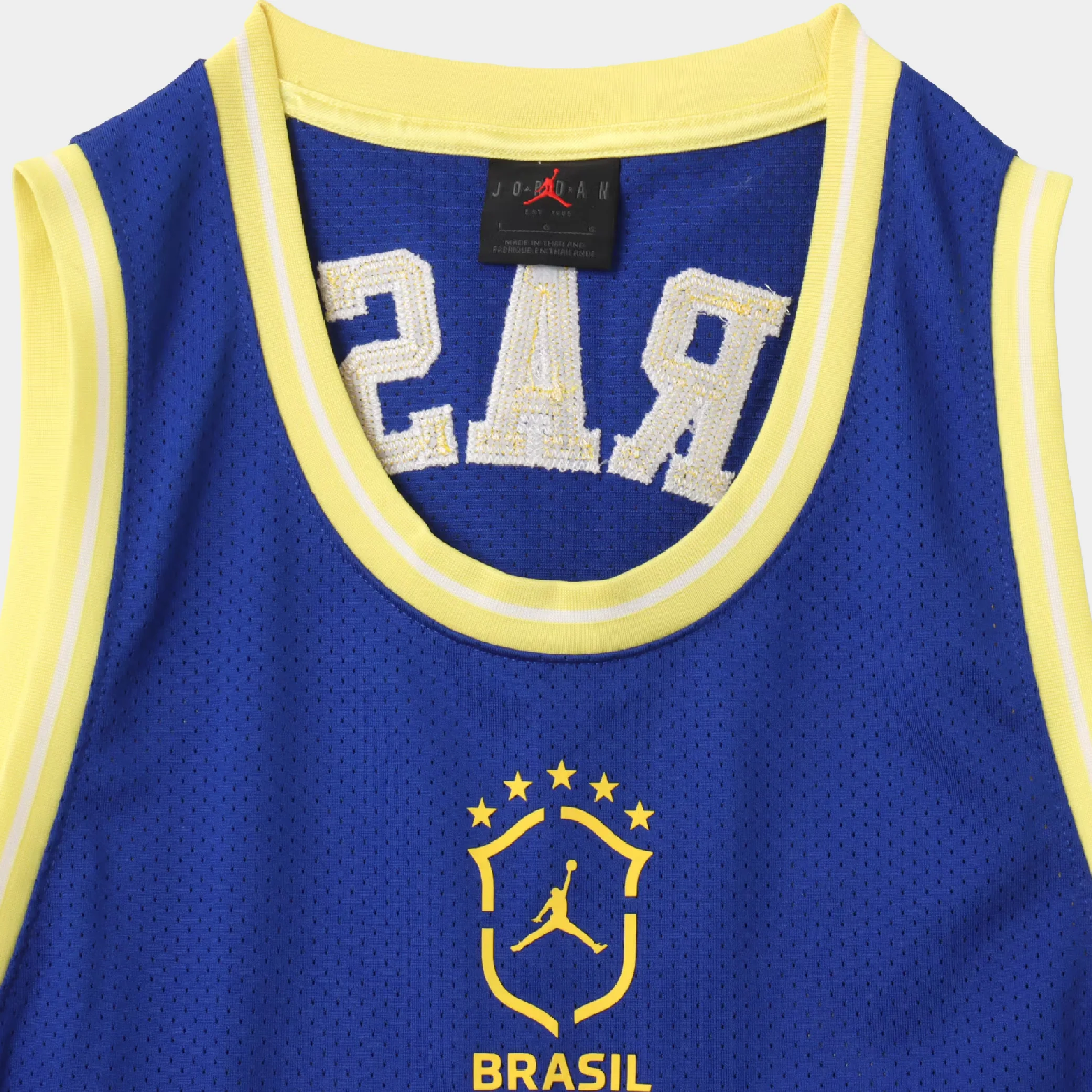 Brasil Futebol x Jordan Essentials Mesh Jersey - Image 3