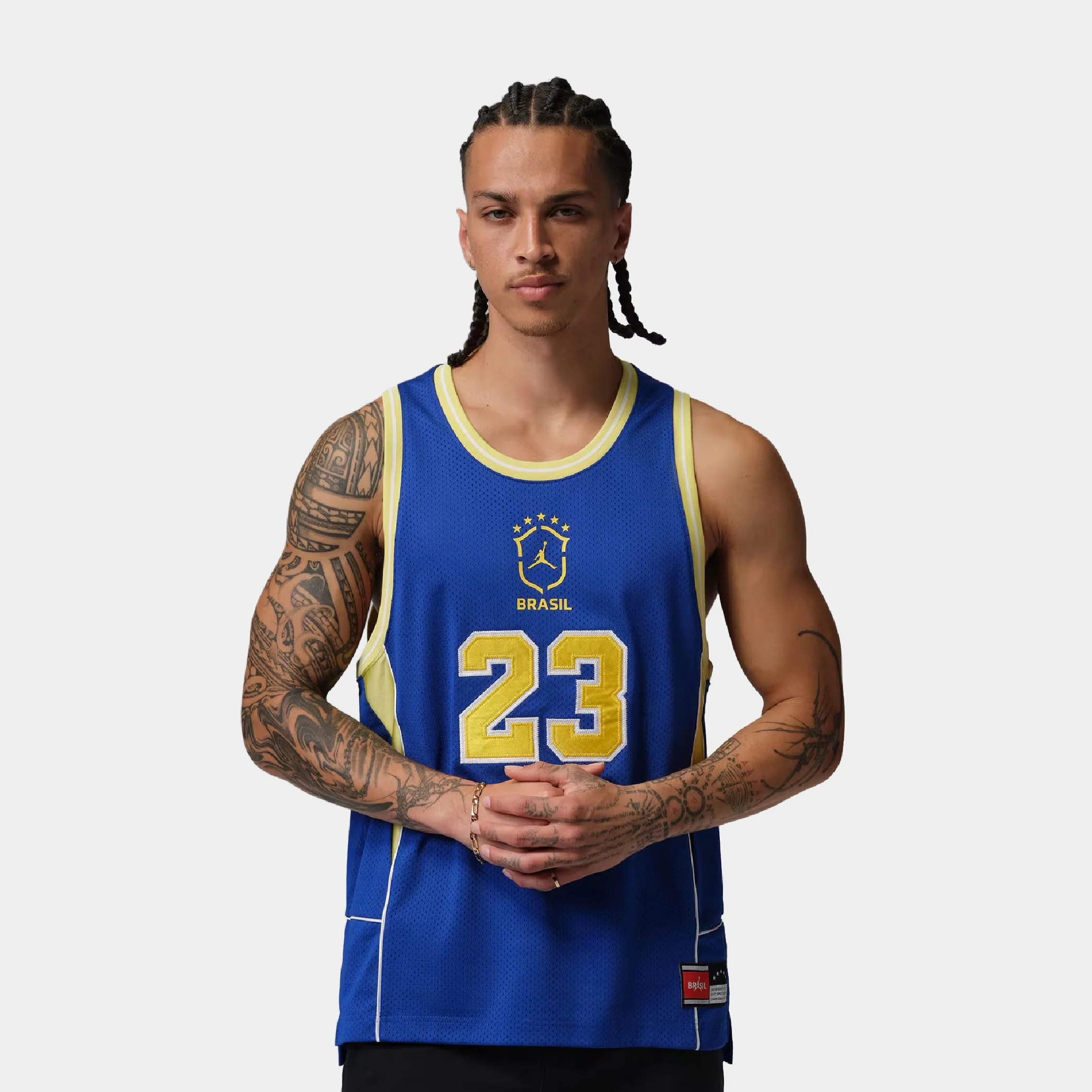 Brasil Futebol x Jordan Essentials Mesh Jersey - Image 6