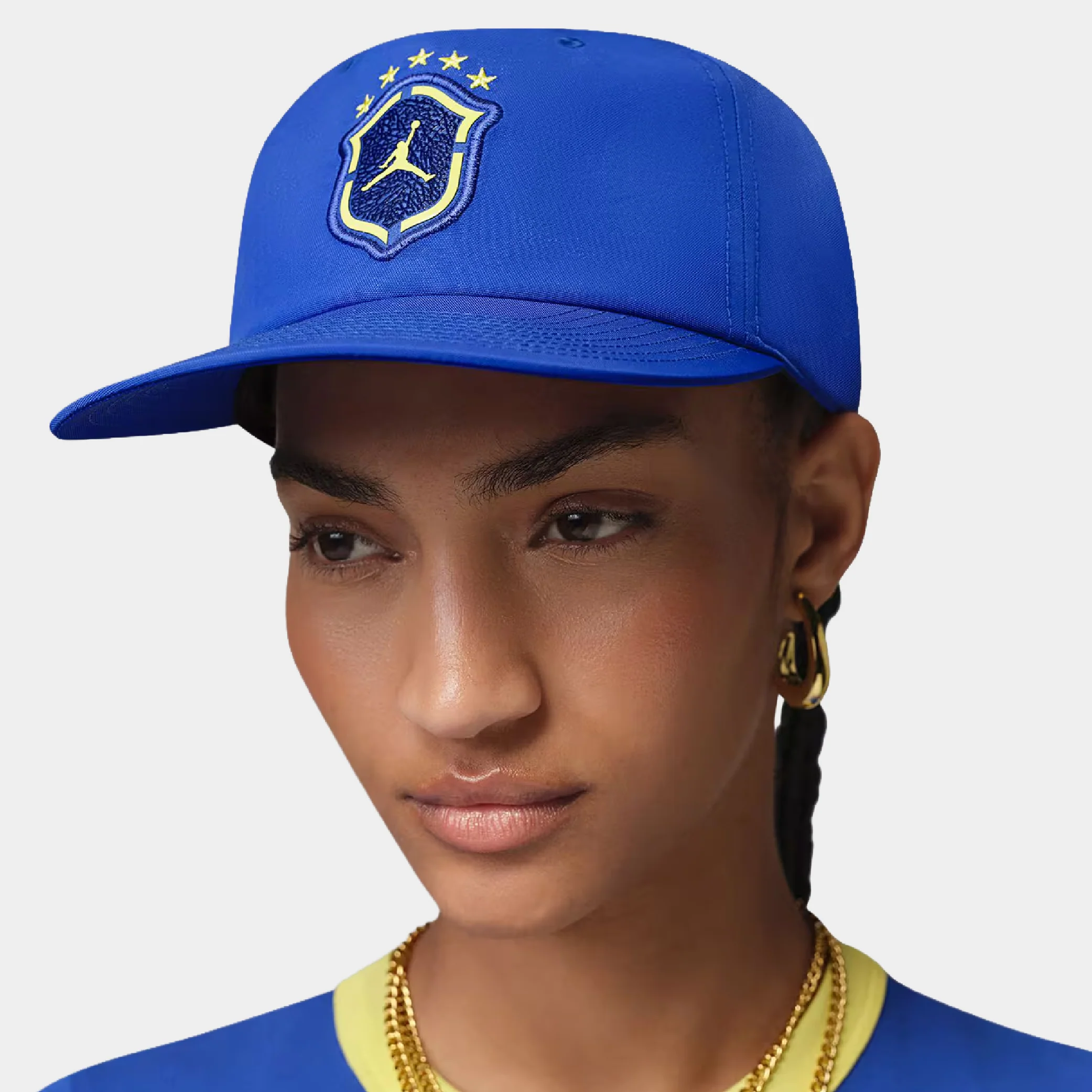 Brasil Futebol x Jordan Pro Unstructured Flat Bill Hat - Image 7