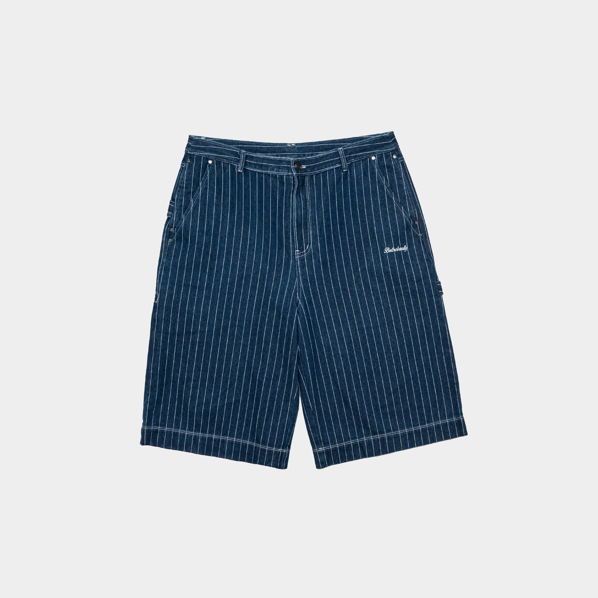 ButNotReally™ Core Denim Pinstripes Jorts