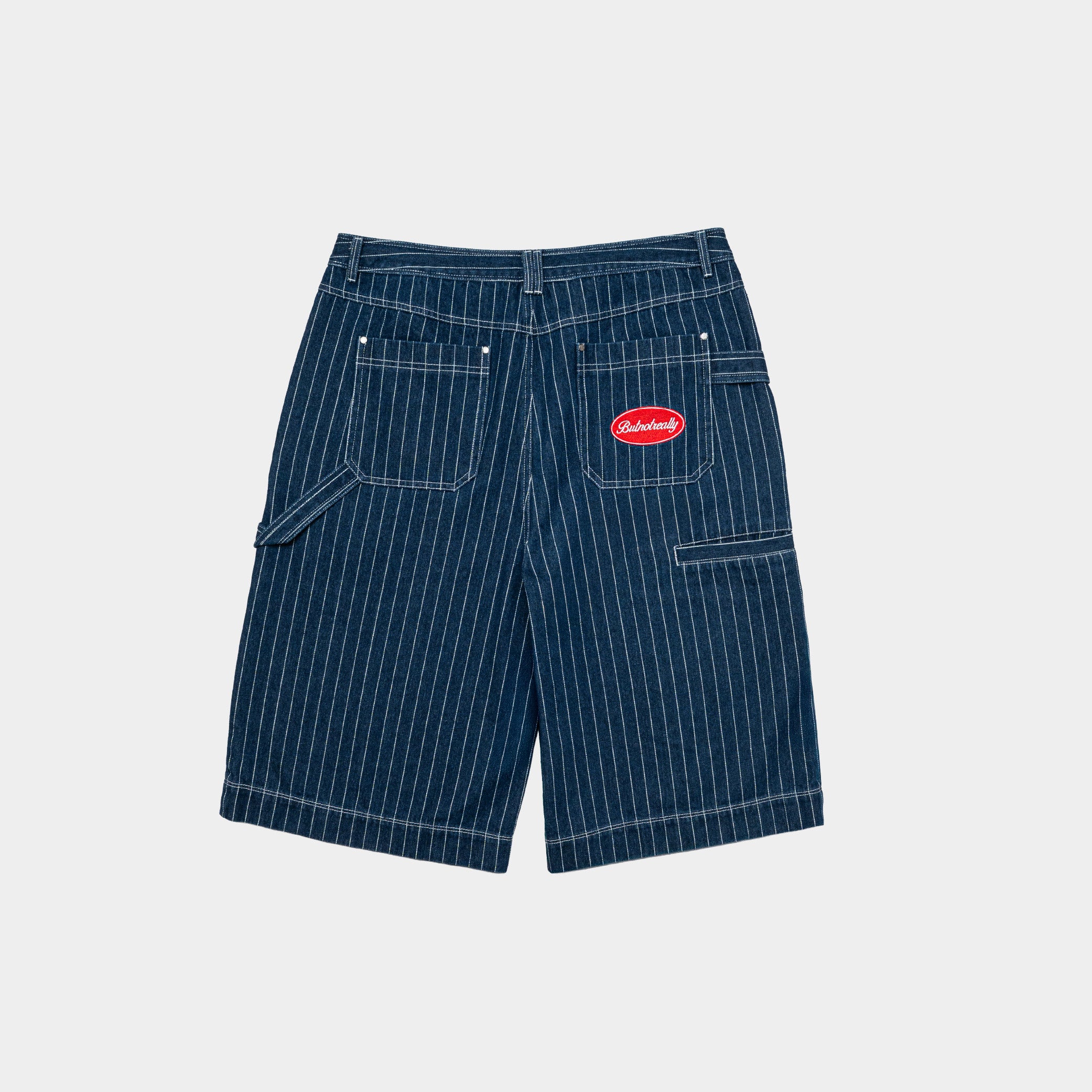 ButNotReally™ Core Denim Pinstripes Jorts - Image 3