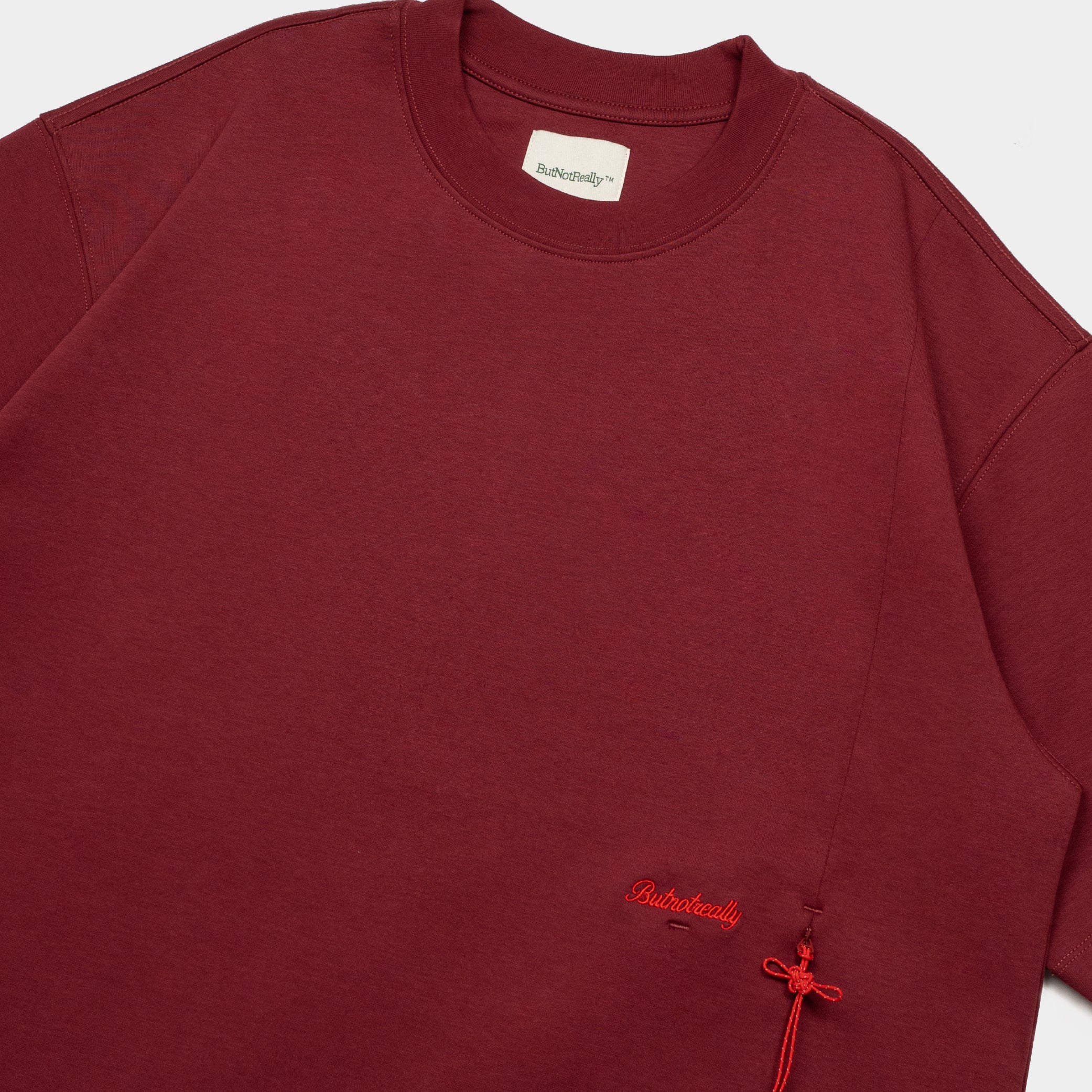 ButNotReally™ Core Interlock Hidden Pocket Oversized Tee - Image 3
