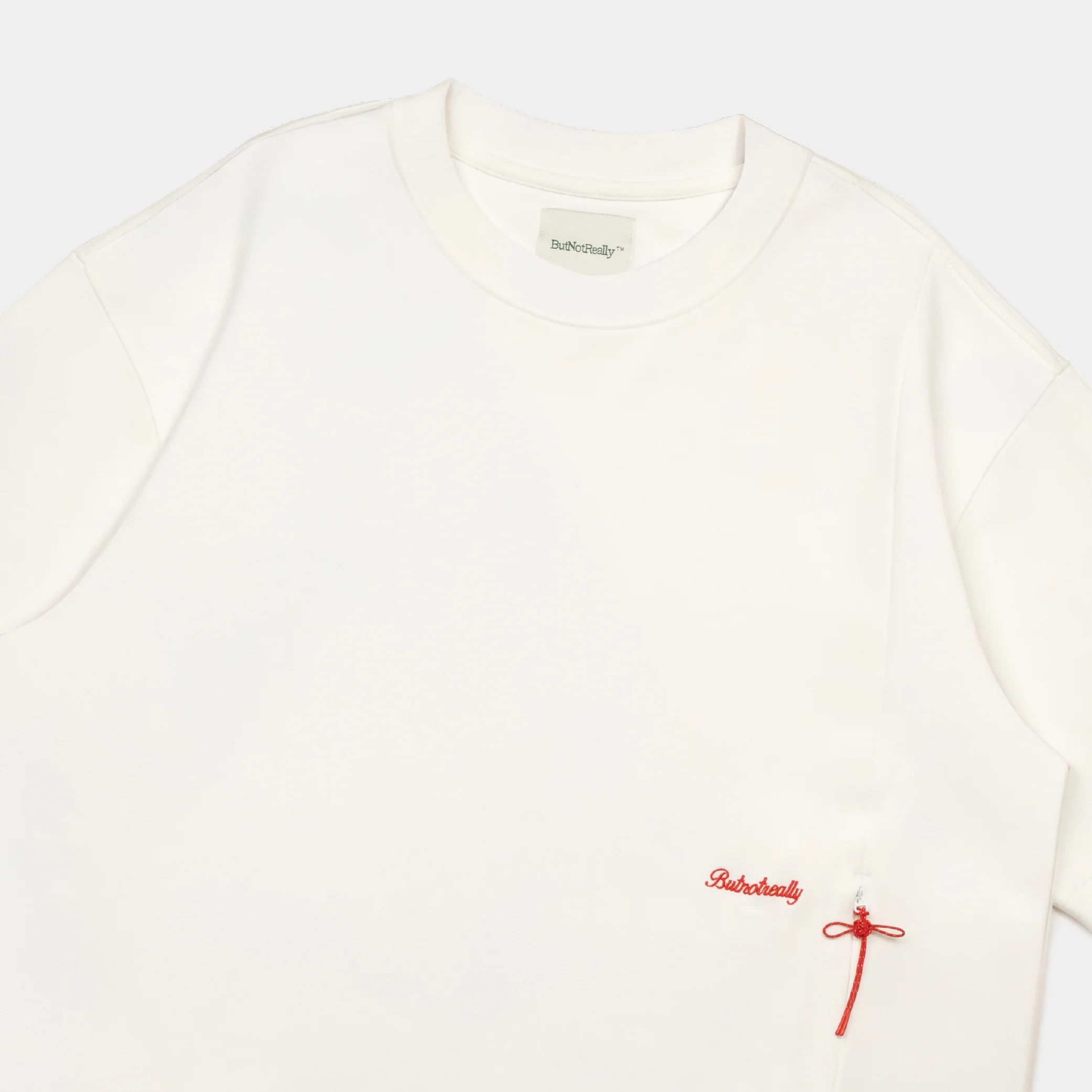 ButNotReally™ Core Interlock Hidden Pocket Oversized Tee - Image 3