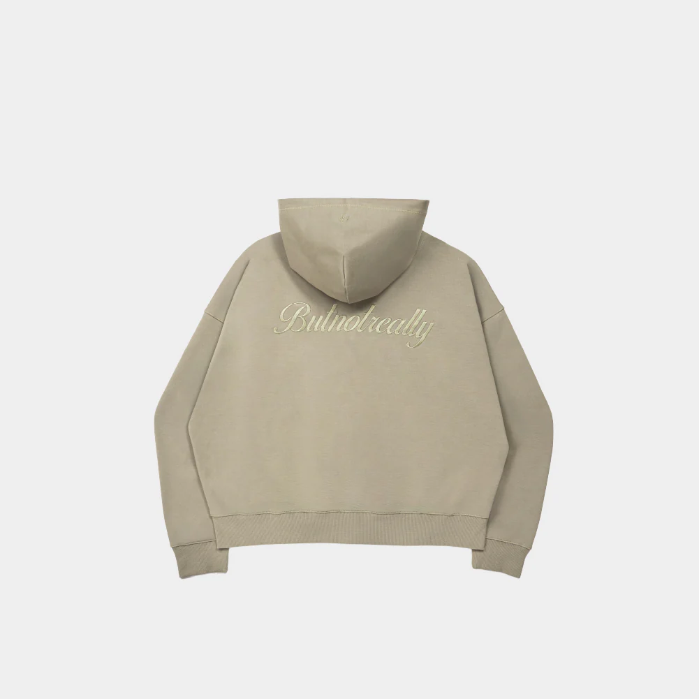 ButNotReally™ Core Interlock Oversized Zip Up Hoodie - Image 3