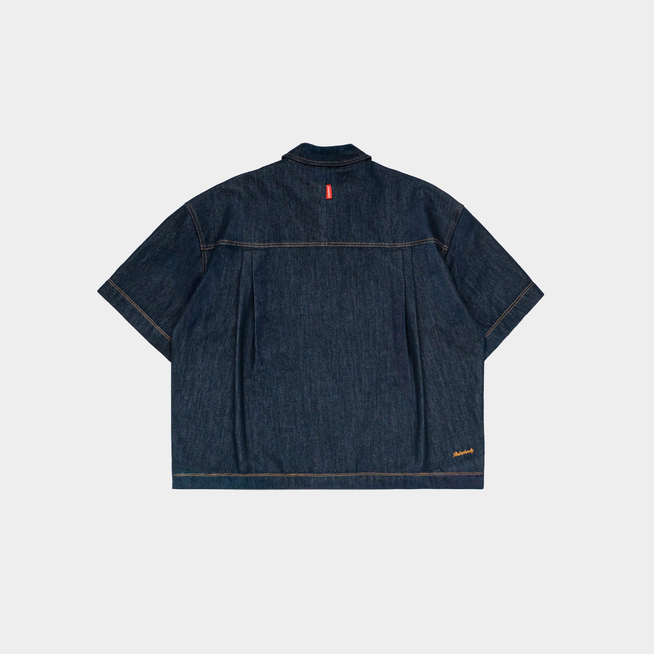 ButNotReally™ Dual-Zip Denim Cropped Fit Shirt - Image 3