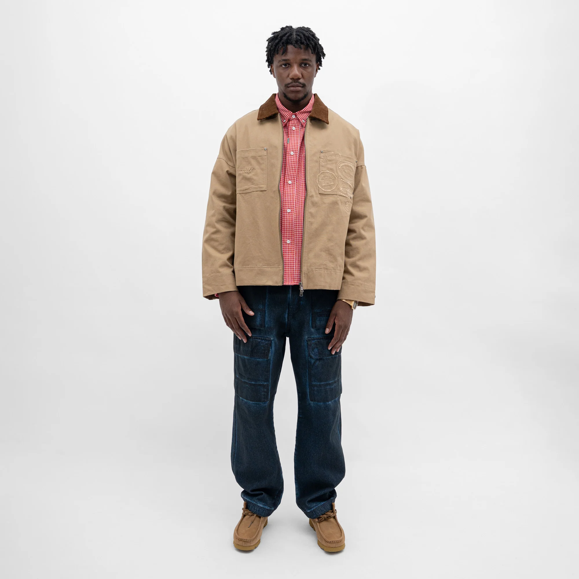ButNotReally™ Graphic Cotton Boxy Cropped Jacket - Image 2