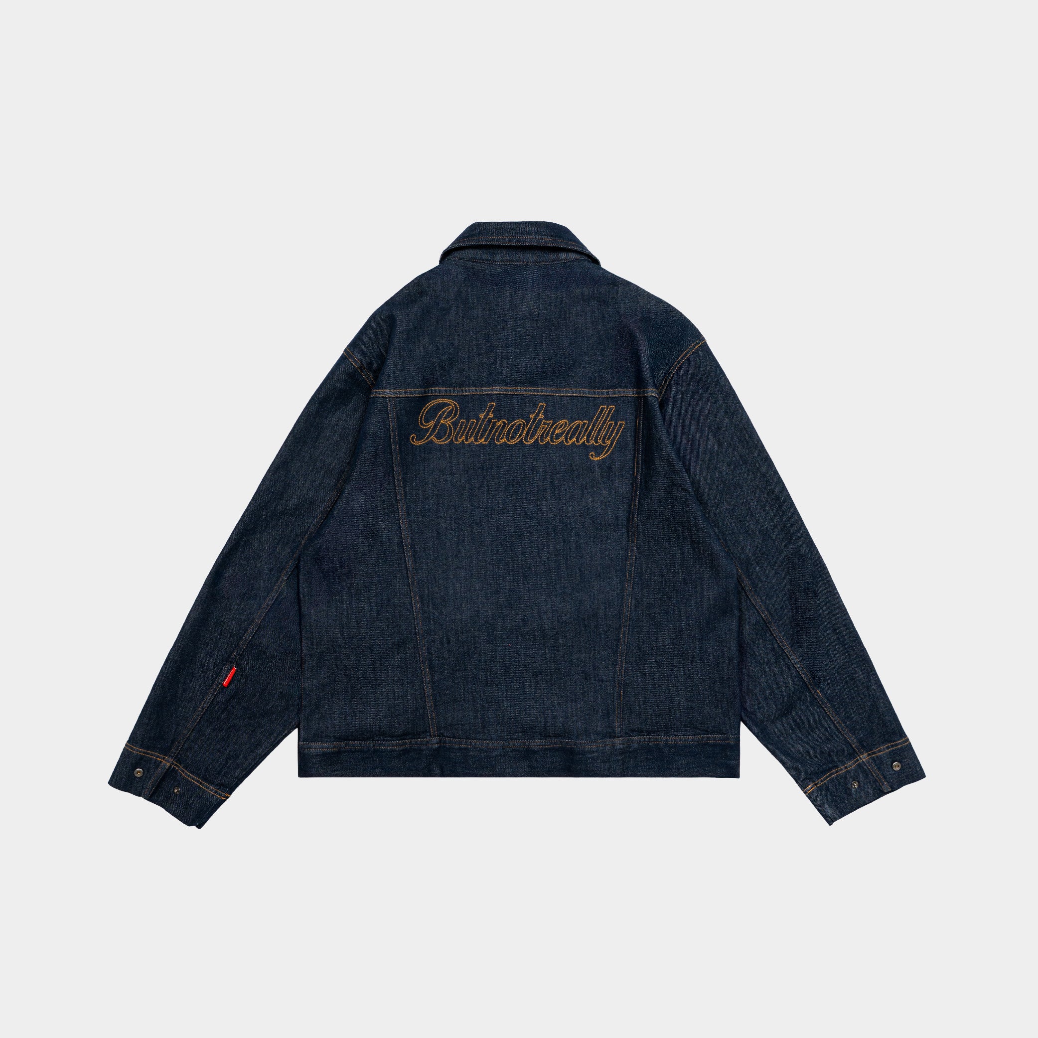 ButNotReally™ Graphic Denim Cropped Jacket - Image 3
