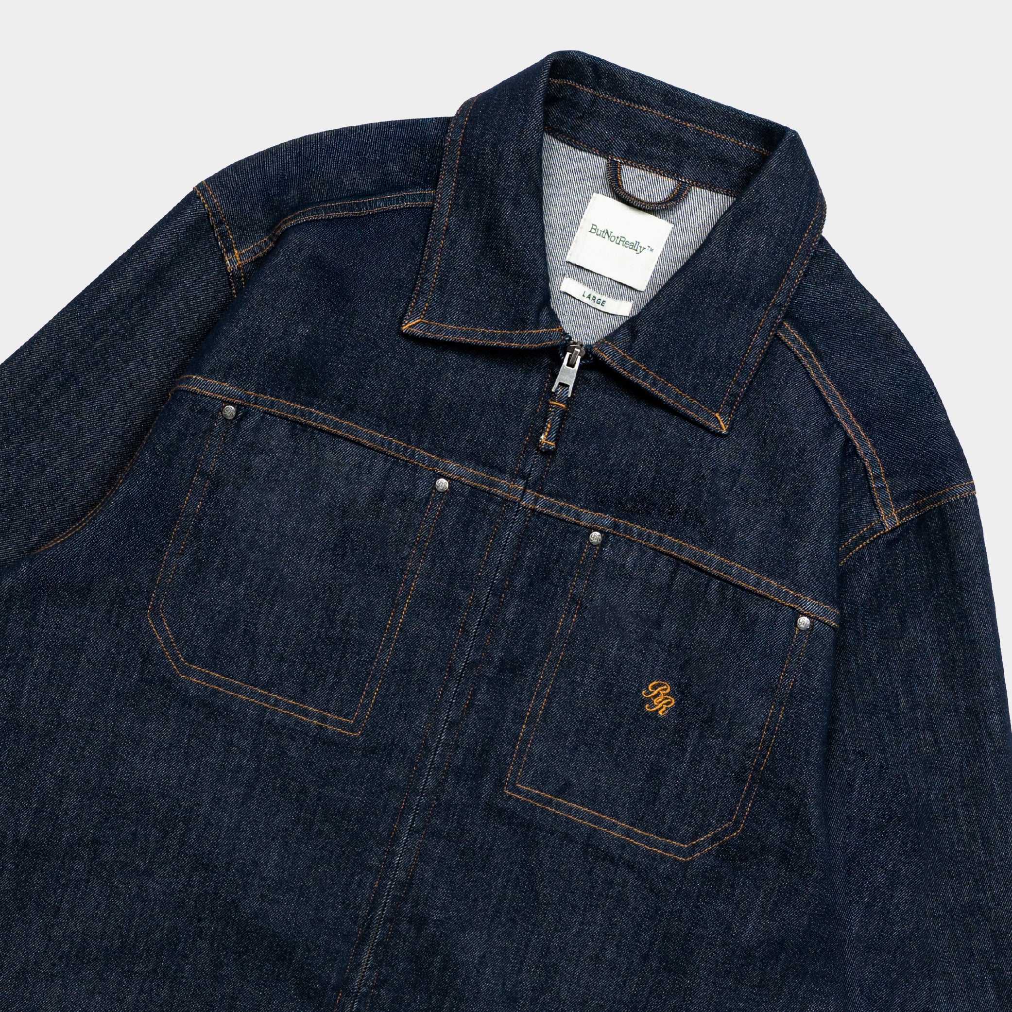 ButNotReally™ Graphic Denim Cropped Jacket - Image 4