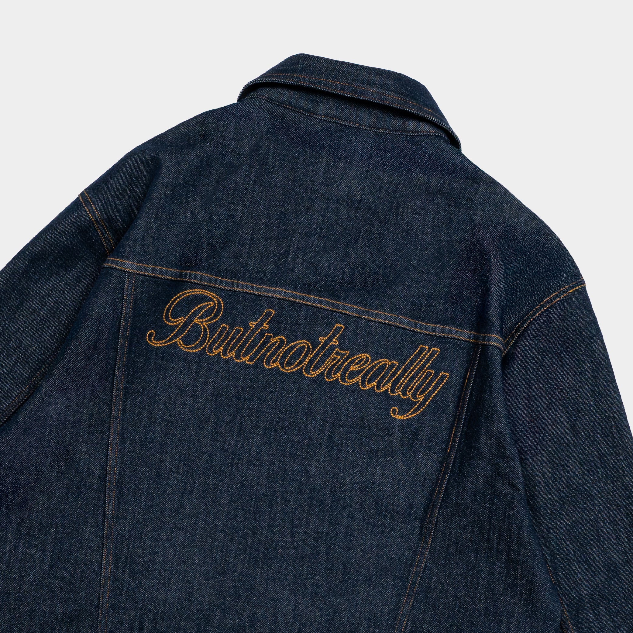 ButNotReally™ Graphic Denim Cropped Jacket - Image 5