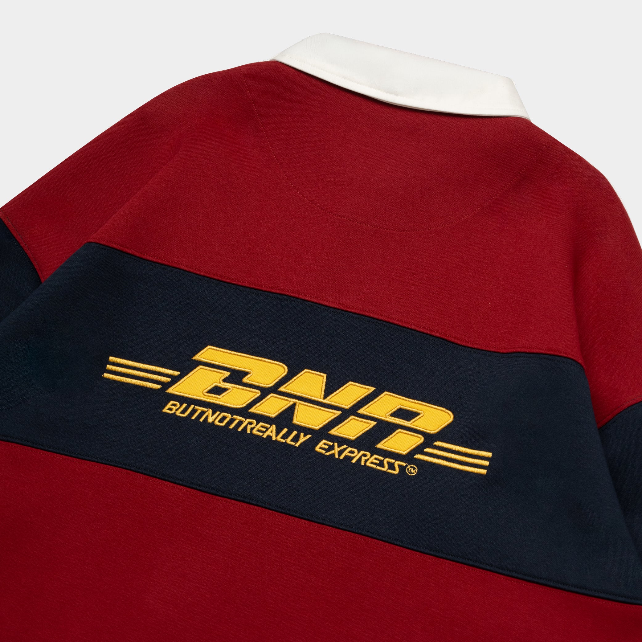 ButNotReally™ Graphic Interlock Long Sleeves Polo Tee - Image 6