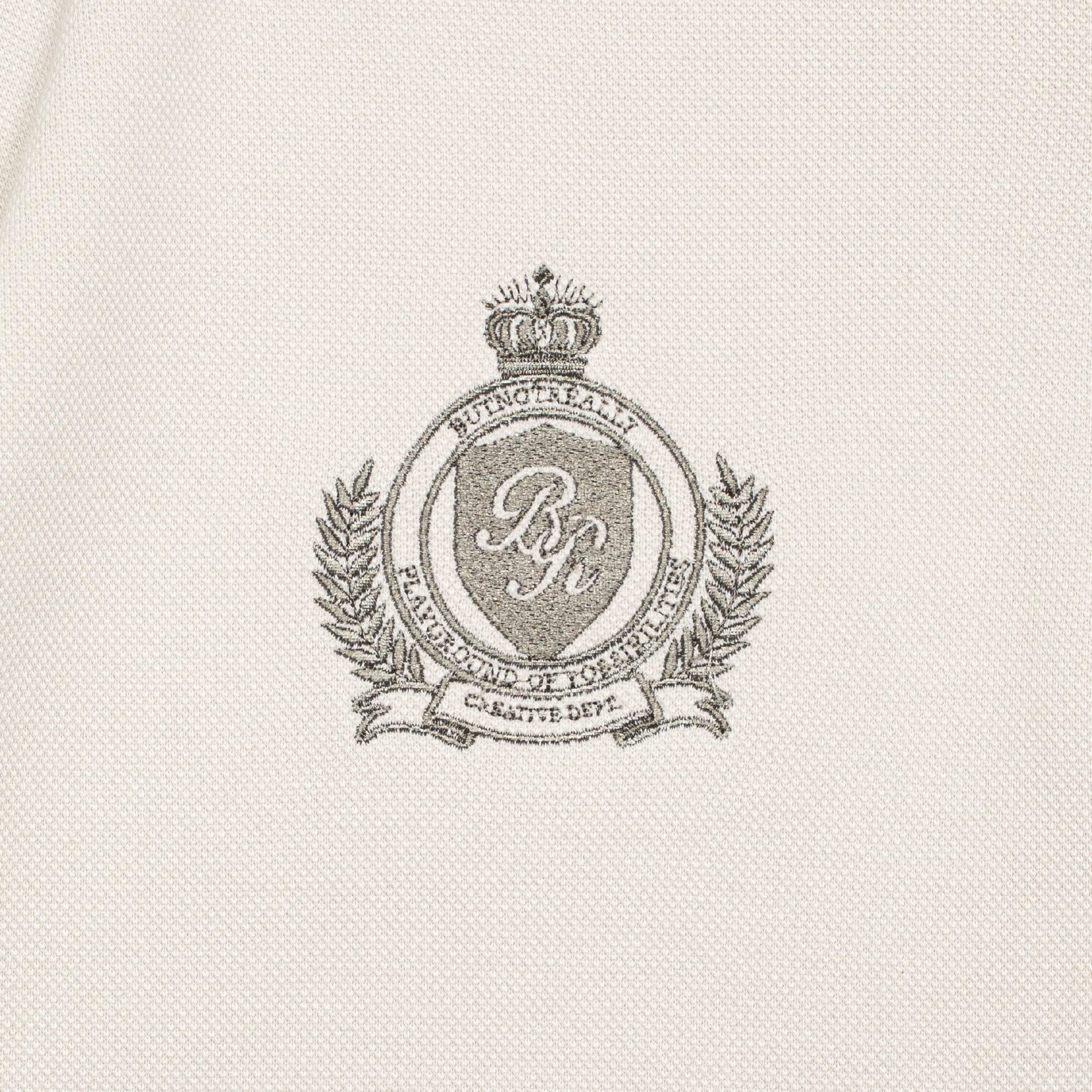 ButNotReally™ Graphic Interlock Oversized Polo Tee - Image 5