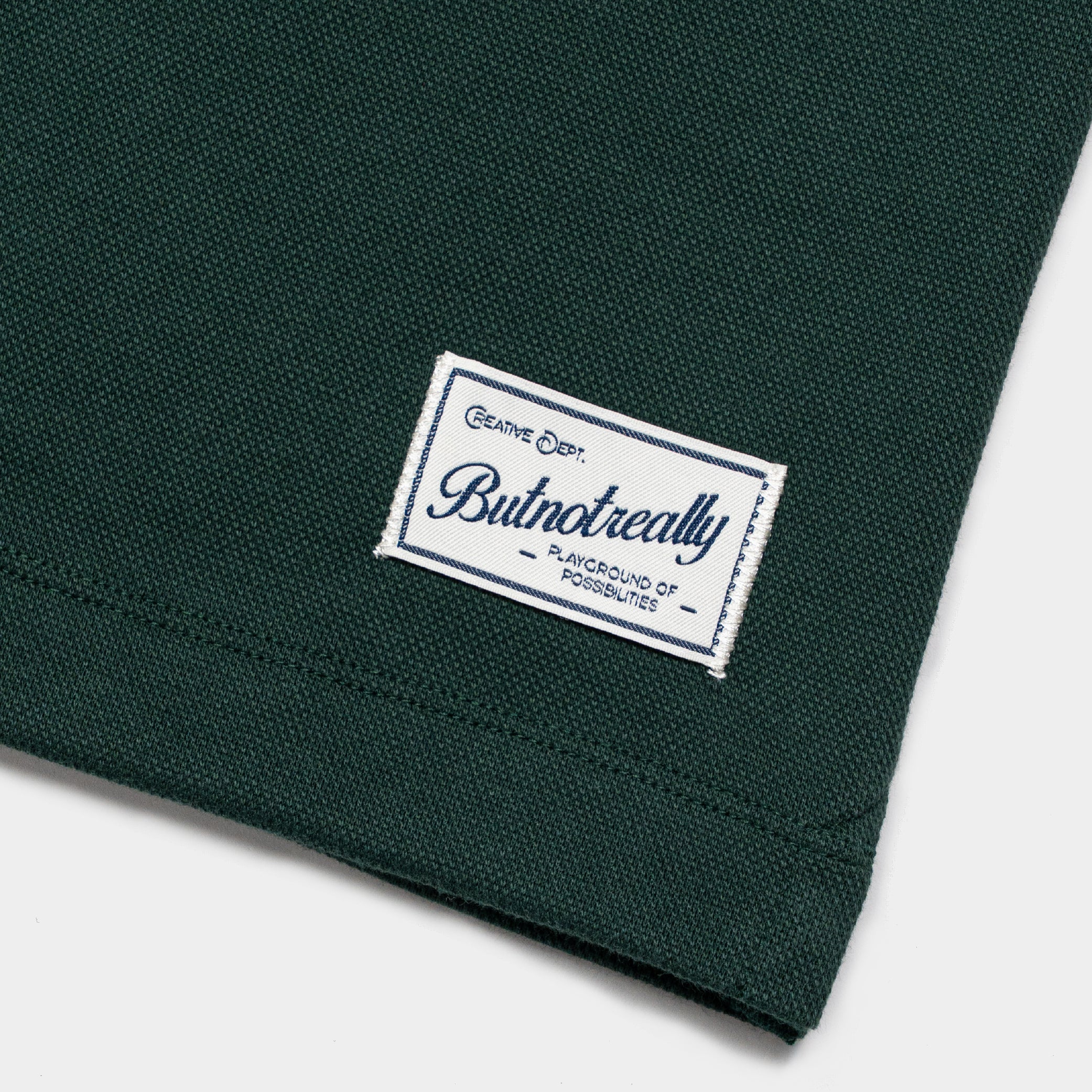 ButNotReally™ Graphic Interlock Oversized Polo Tee - Image 8