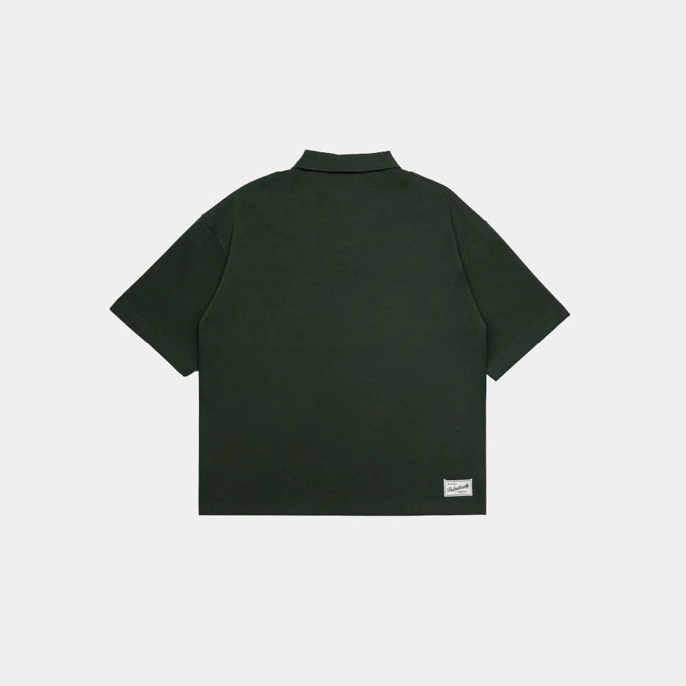 ButNotReally™ Graphic Interlock Oversized Polo Tee - Image 3