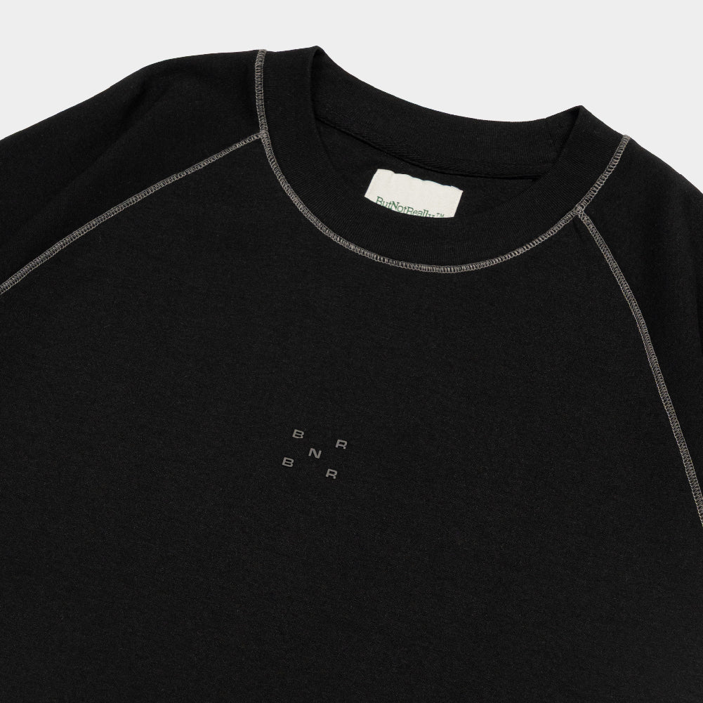 ButNotReally™ Graphic Interlock Oversized Raglan Tee - Image 3
