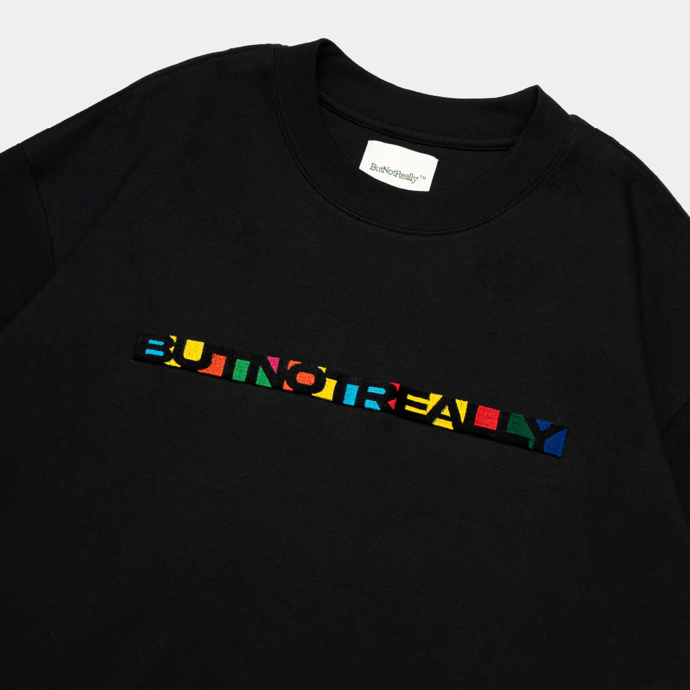ButNotReally™ Graphic Interlock Oversized Tee - Image 4