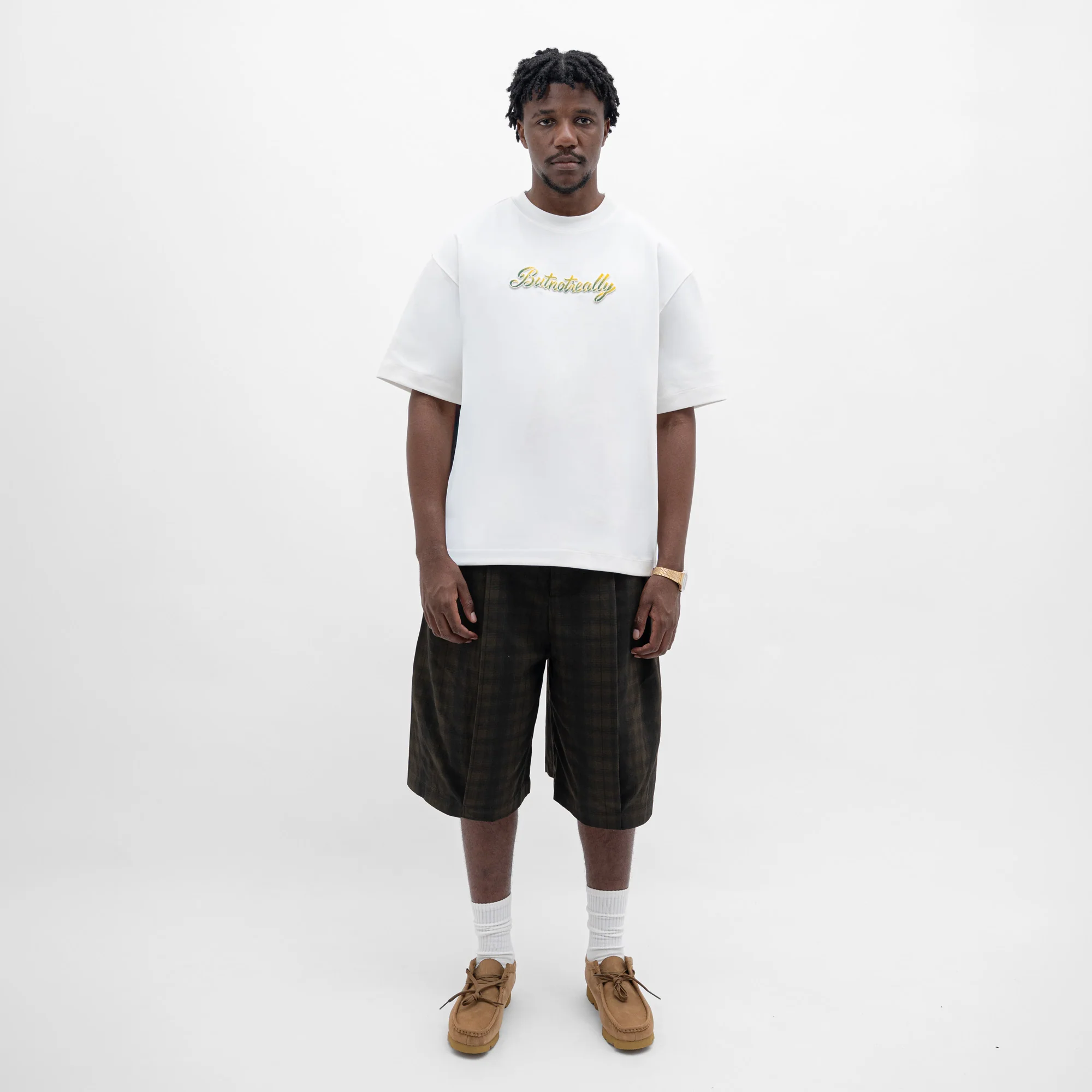 ButNotReally™ Graphic Interlock Oversized Tee - Image 2