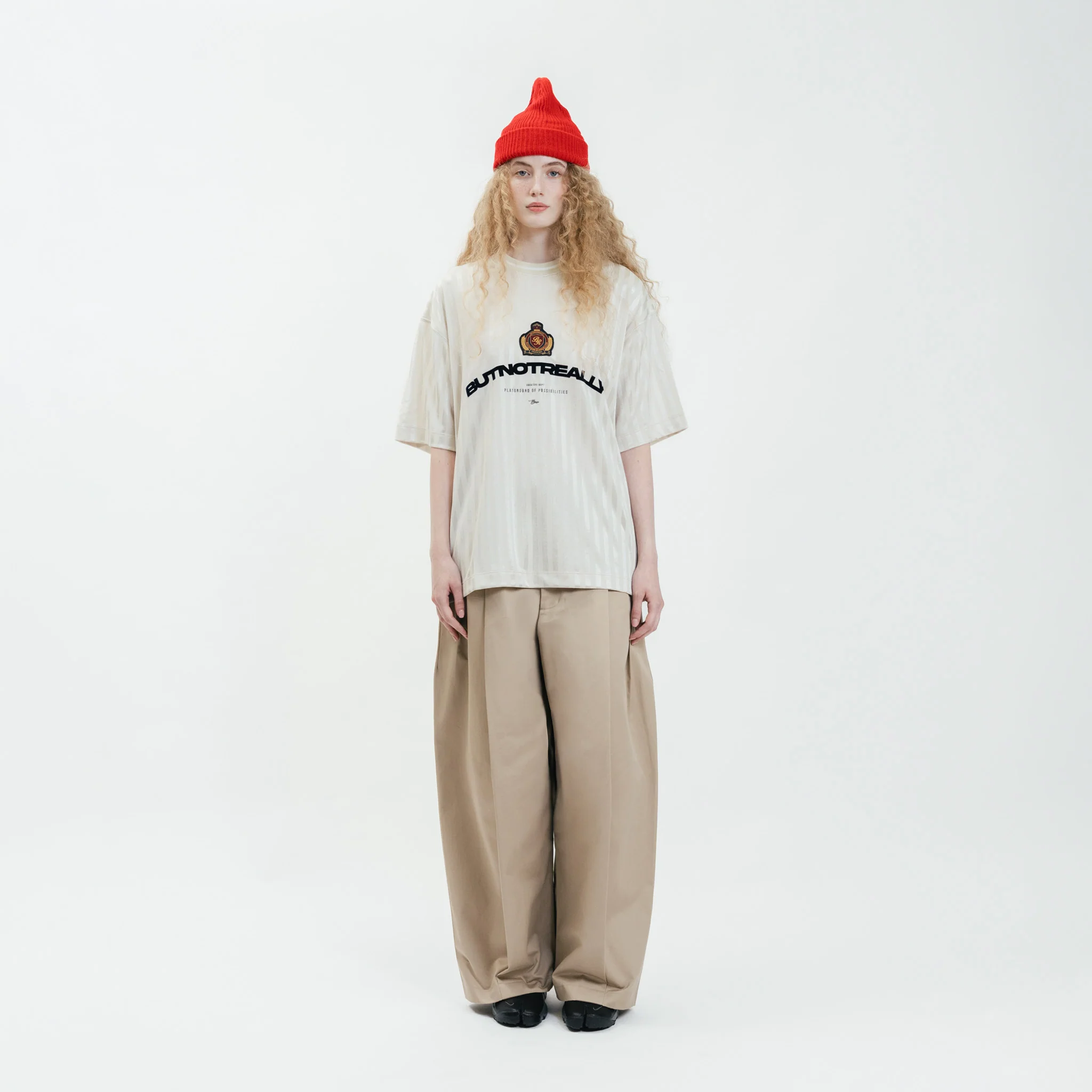 ButNotReally™ Graphic Stripes Oversized Jersey - Image 2