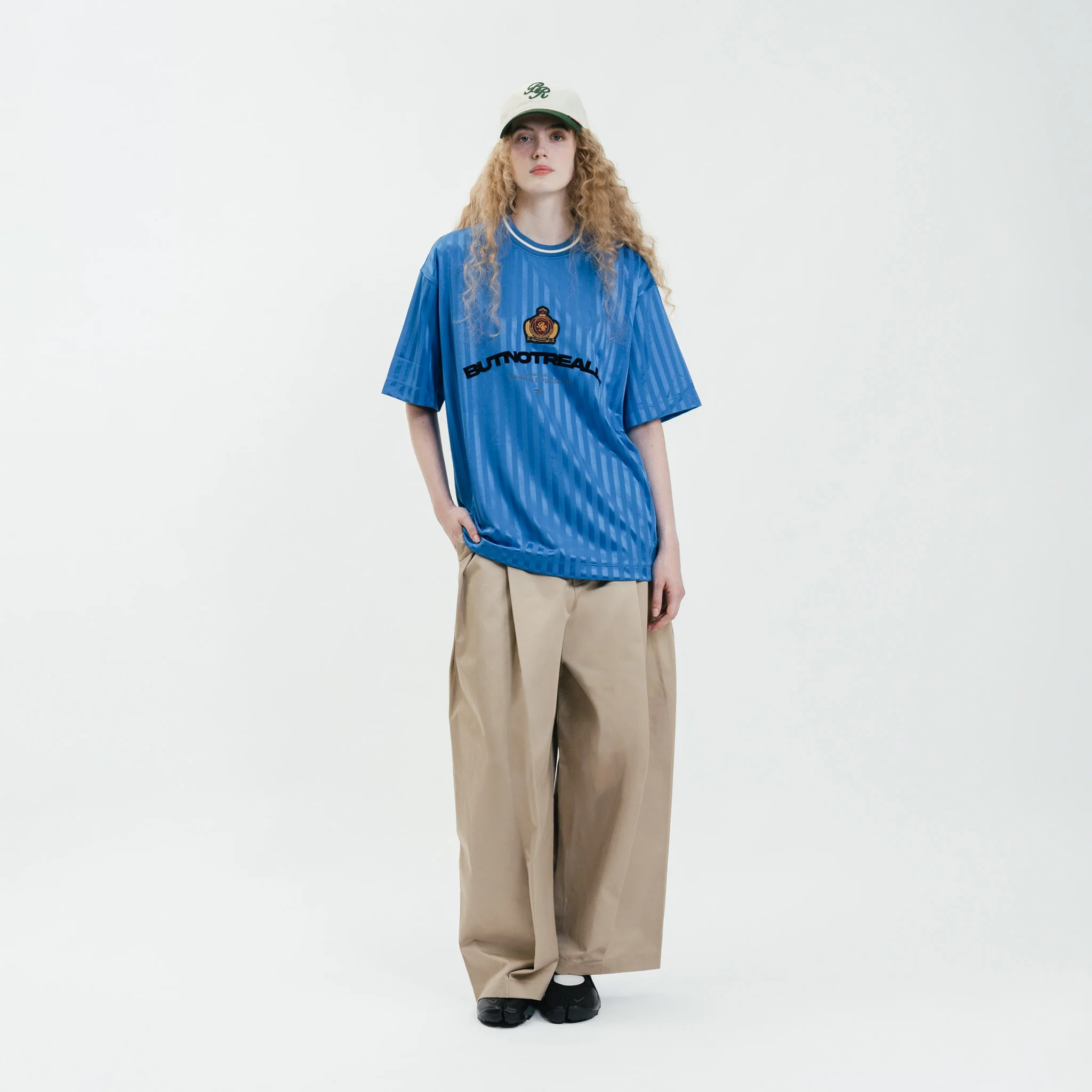 ButNotReally™ Graphic Stripes Oversized Jersey - Image 2