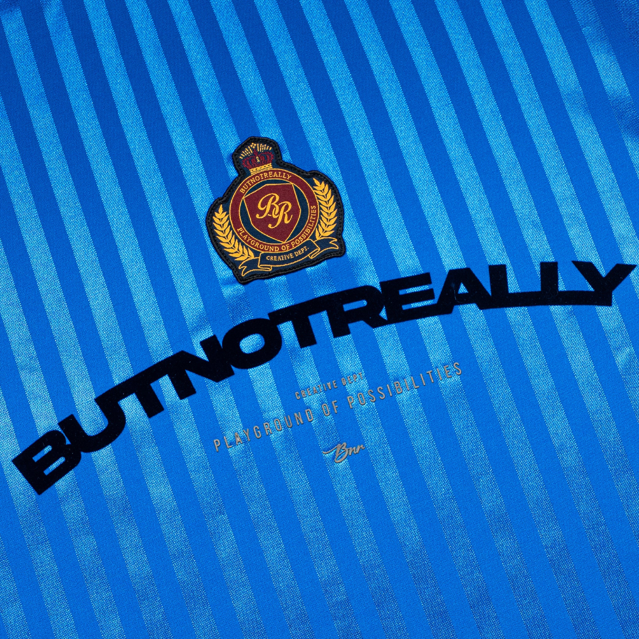 ButNotReally™ Graphic Stripes Oversized Jersey - Image 5
