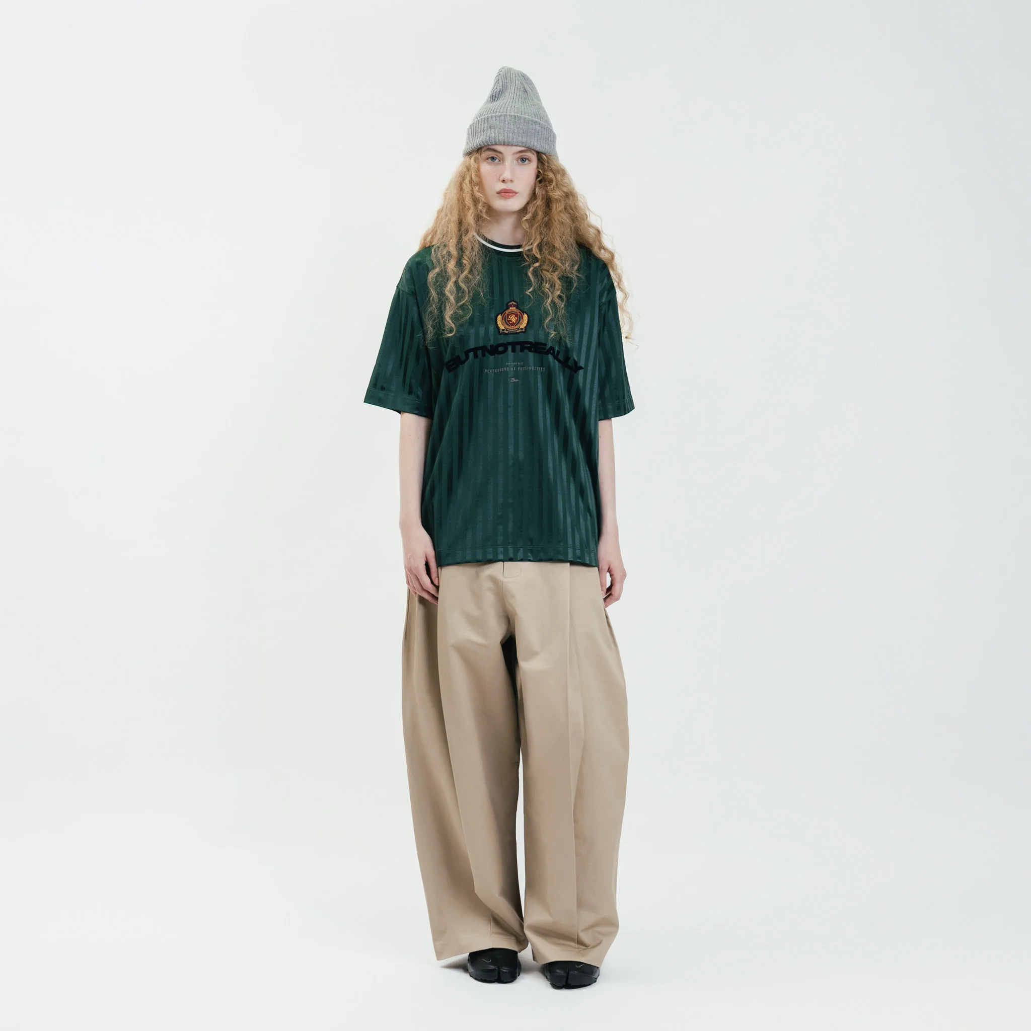 ButNotReally™ Graphic Stripes Oversized Jersey - Image 2