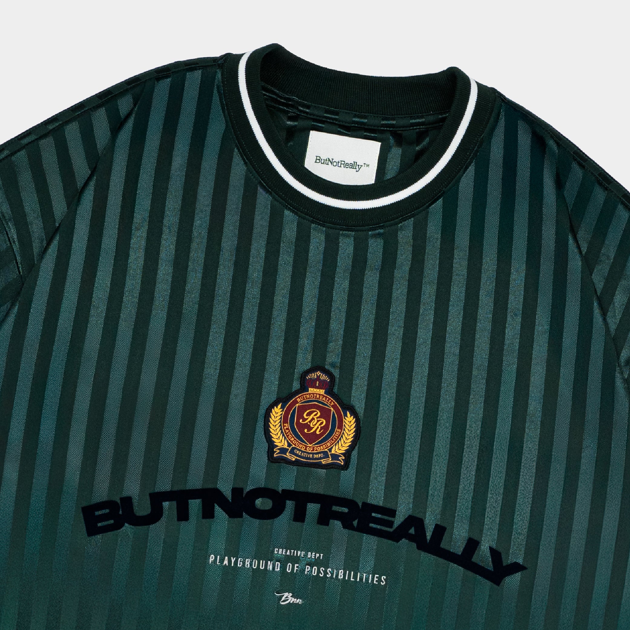 ButNotReally™ Graphic Stripes Oversized Jersey - Image 4