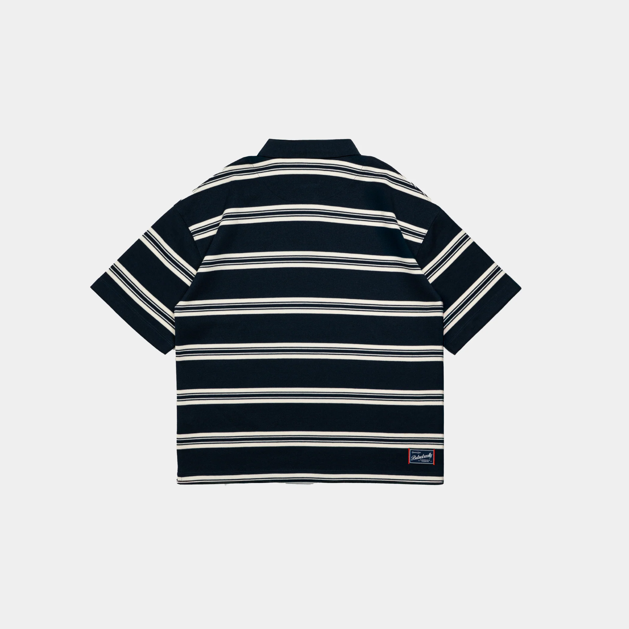 ButNotReally™ Interlock Stripes Polo Tee - Image 3