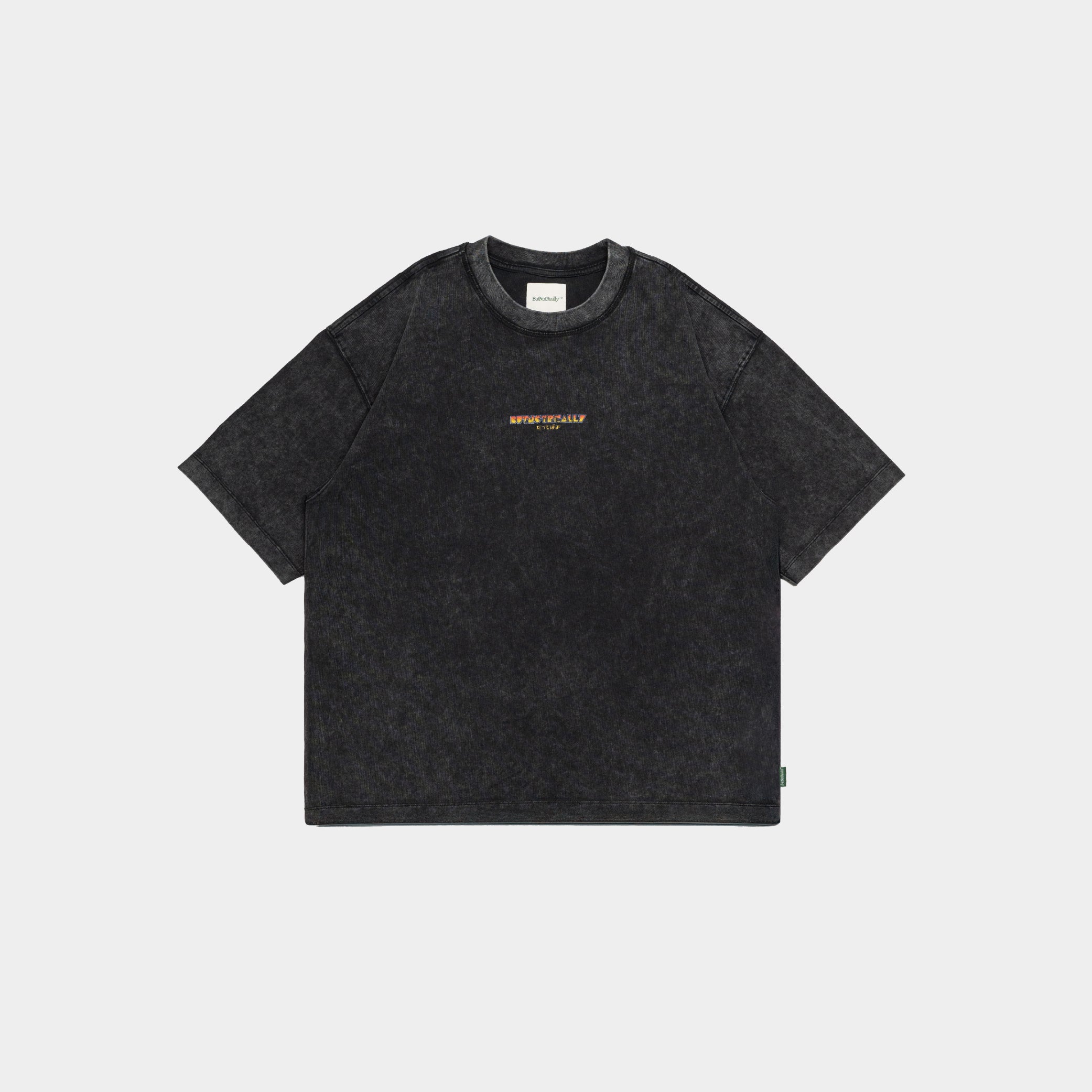 ButNotReally™ Stone-Washed Graphic Oversized Tee - Image 3
