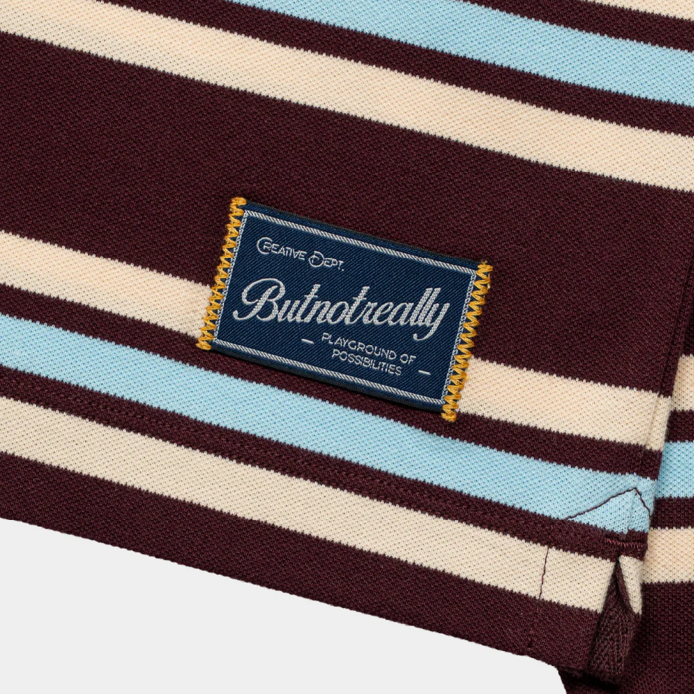 ButNotReally™ Stripes Cotton Long Sleeves Polo Tee - Image 8