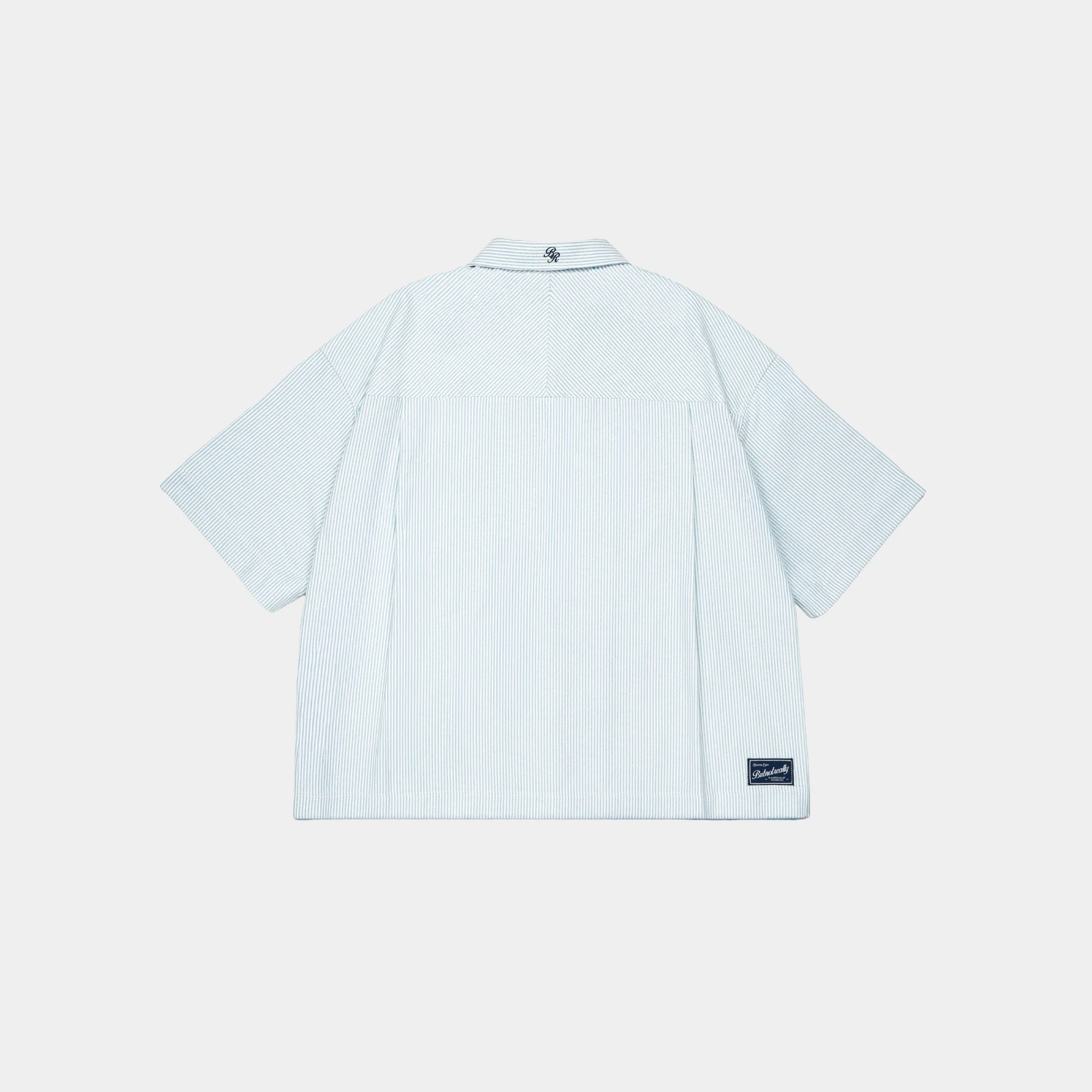 ButNotReally™ Stripes Graphic Cotton Boxy Shirt - Image 3